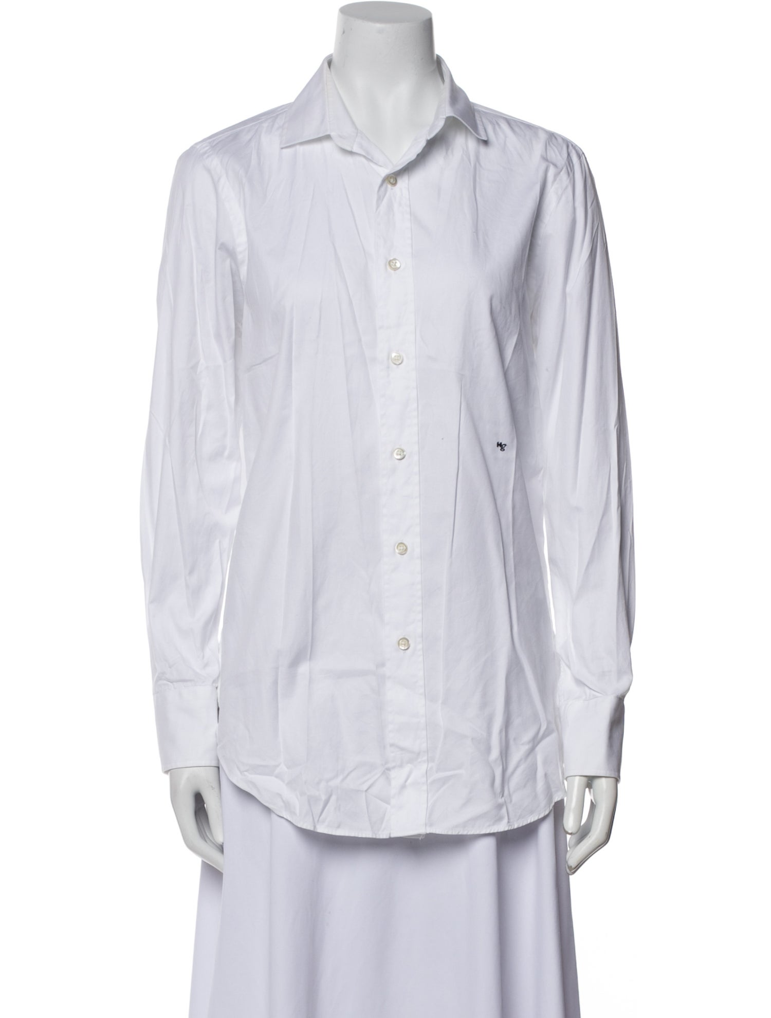 Hommegirls Long Sleeve Button-Up Top