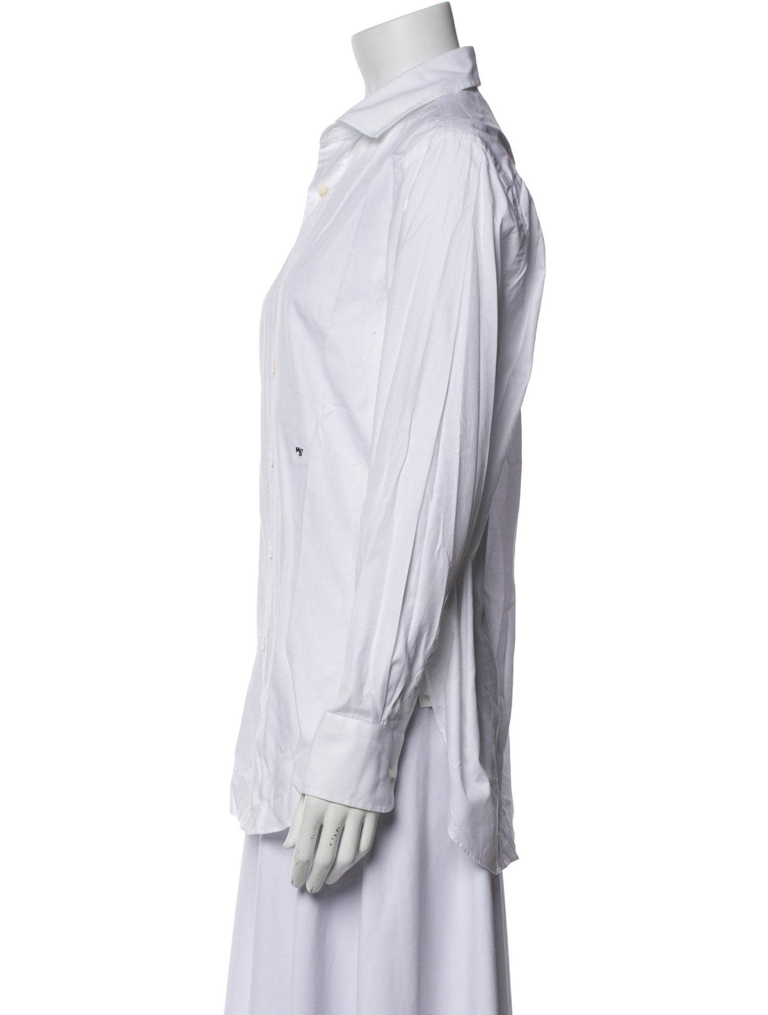 Hommegirls Long Sleeve Button-Up Top