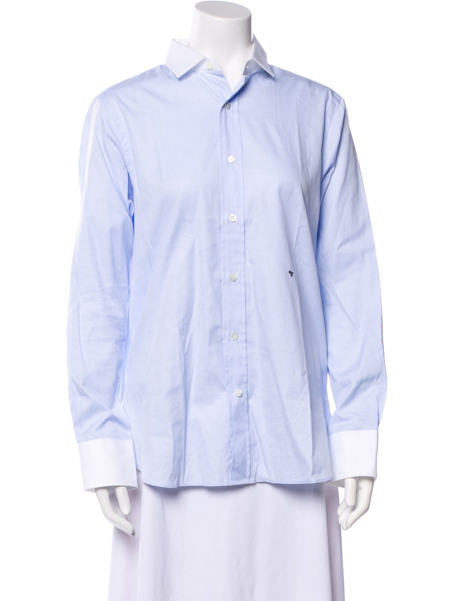 Hommegirls Long Sleeve Button-Up Top
