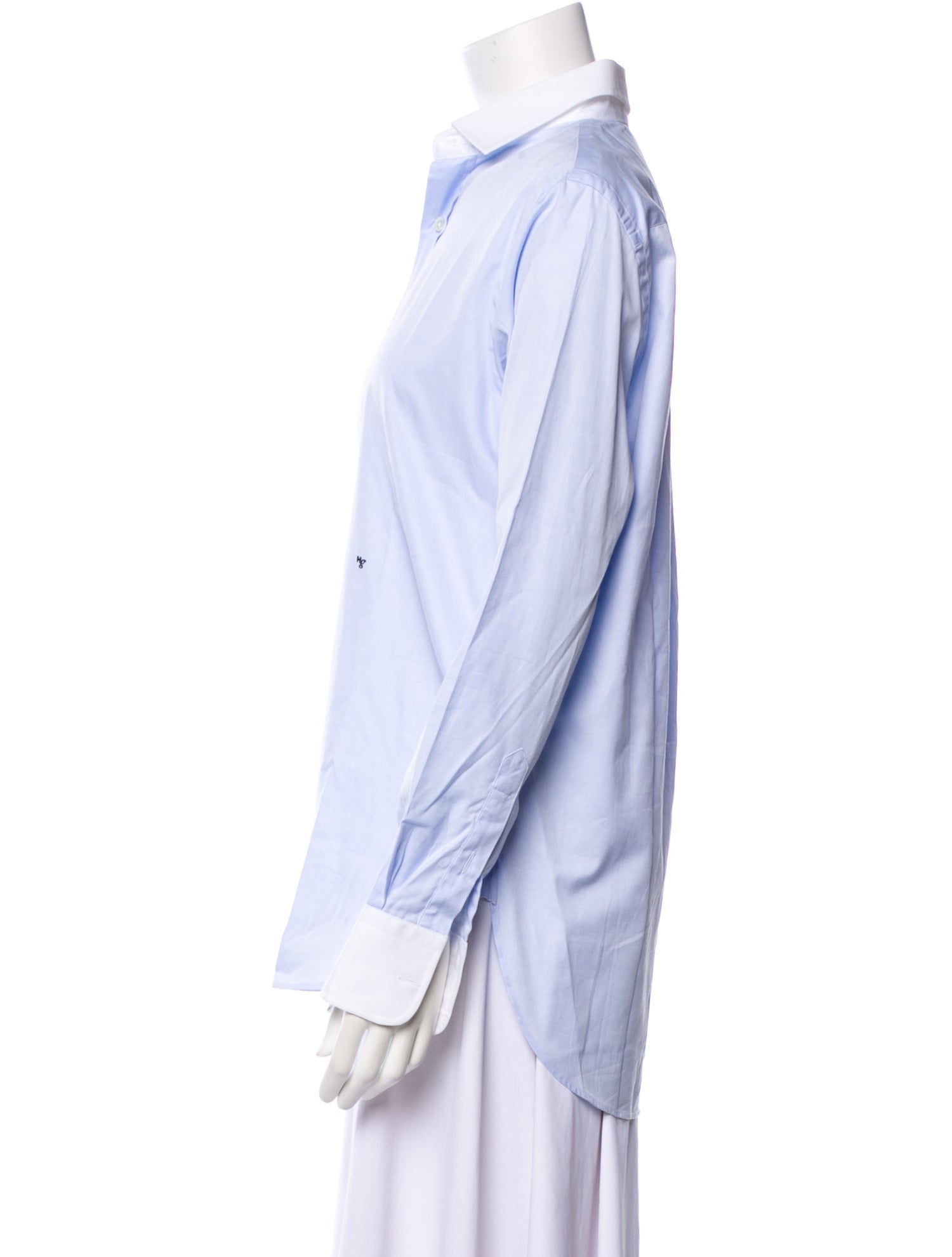 Hommegirls Long Sleeve Button-Up Top