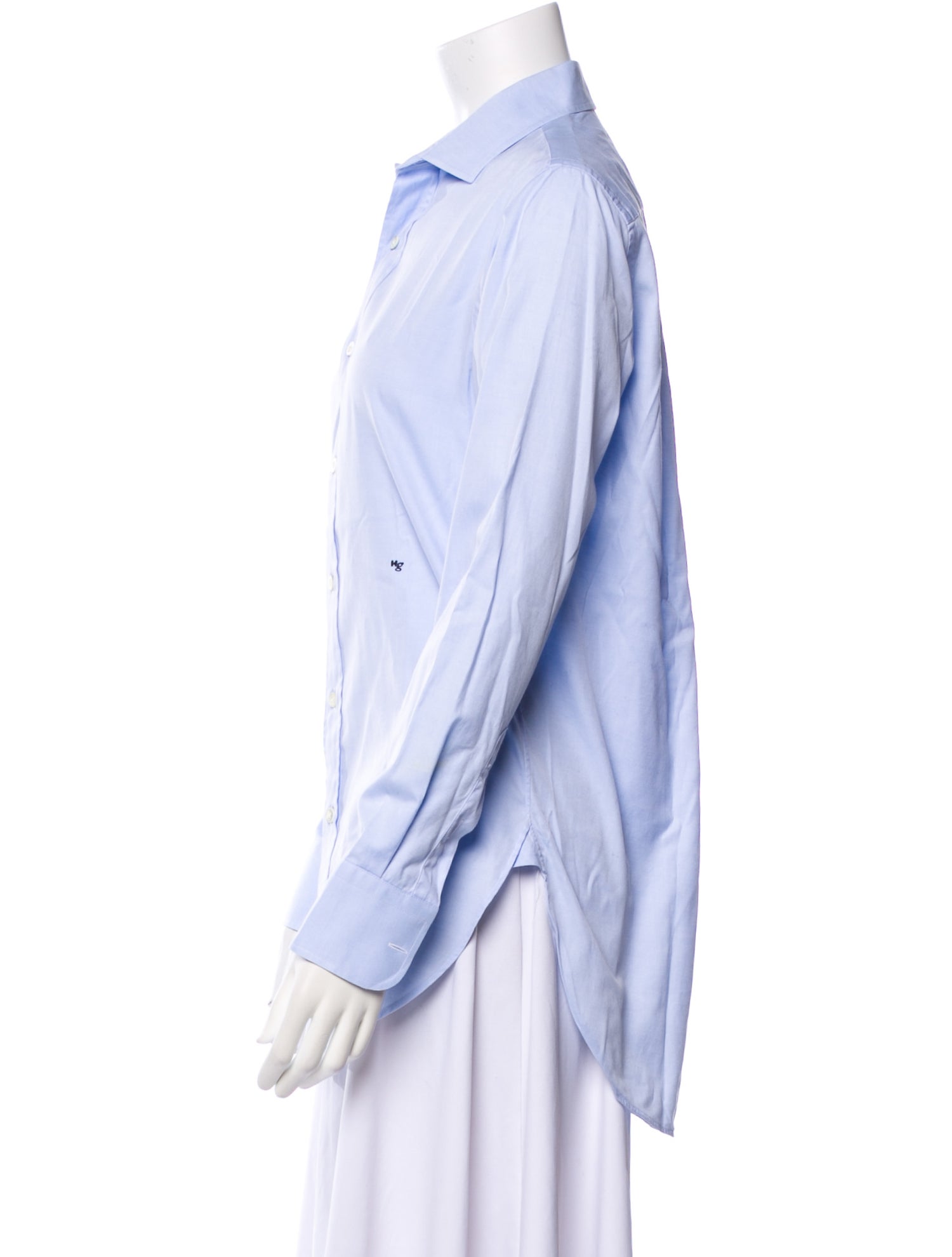 Hommegirls Long Sleeve Button-Up Top