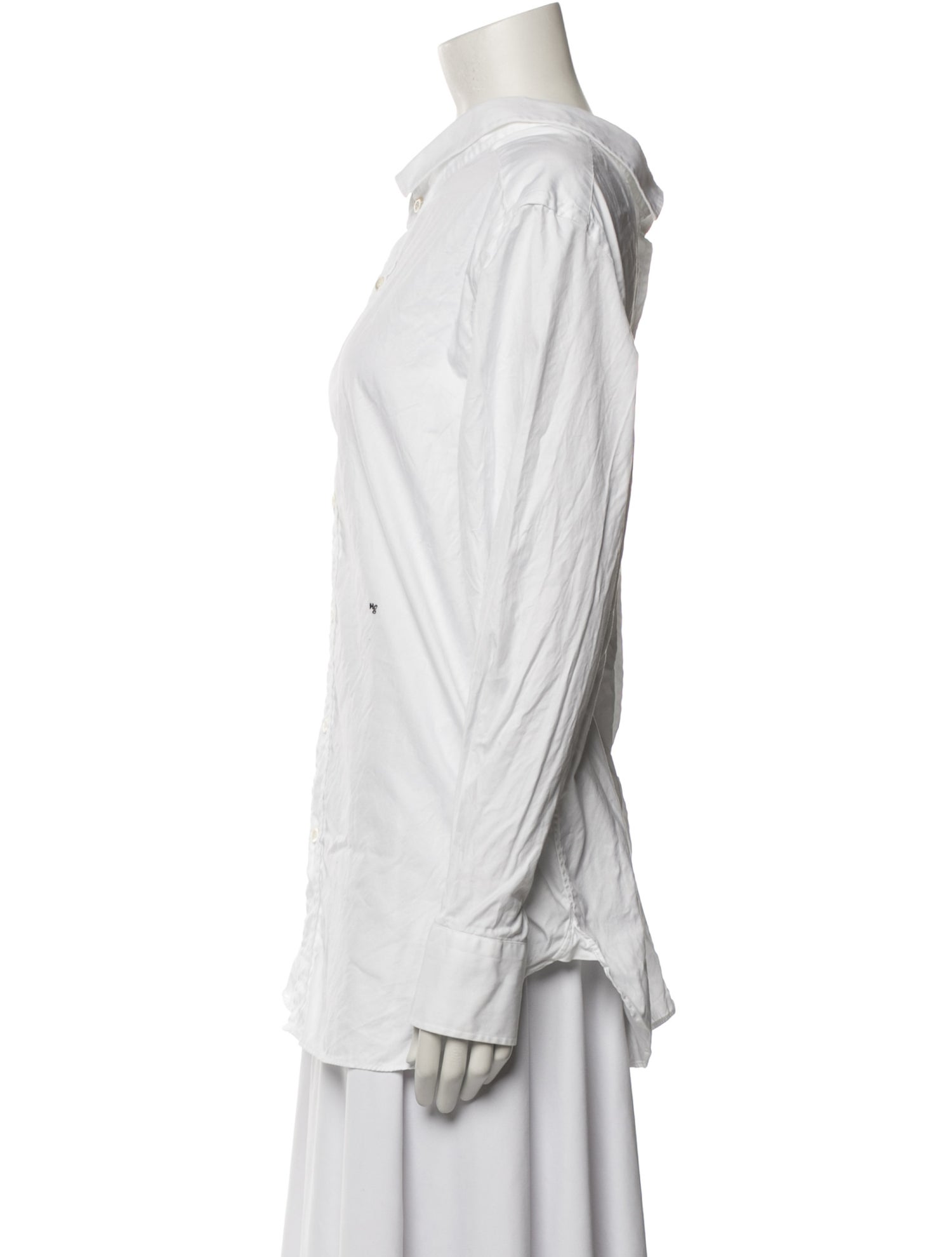 Hommegirls Long Sleeve Button-Up Top