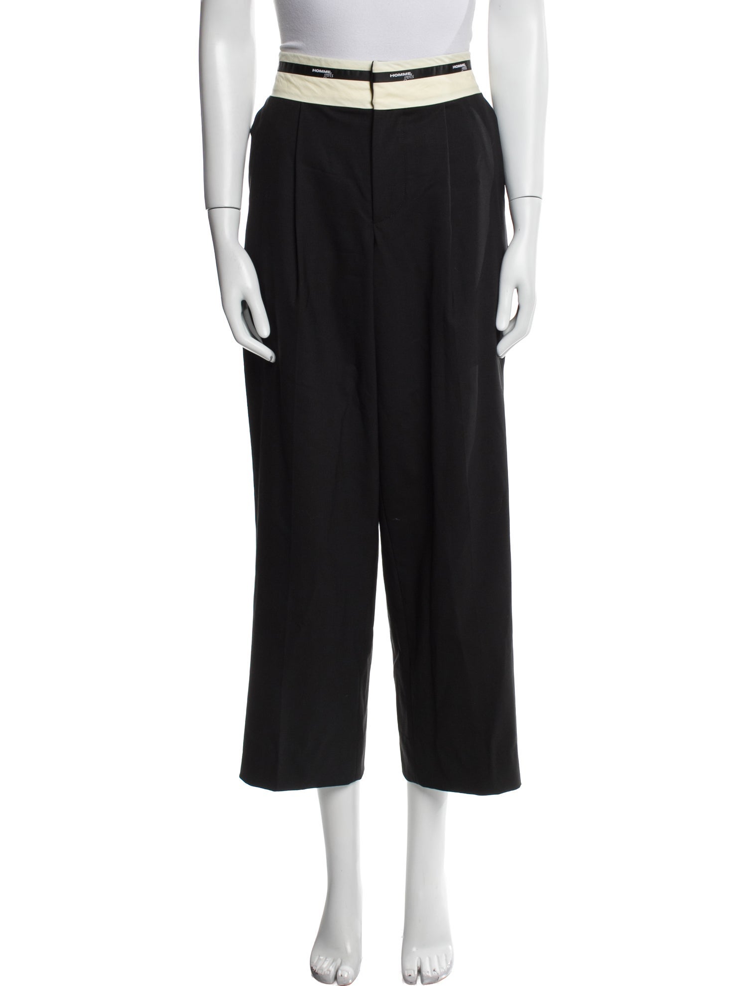 Hommegirls Wool Wide Leg Pants