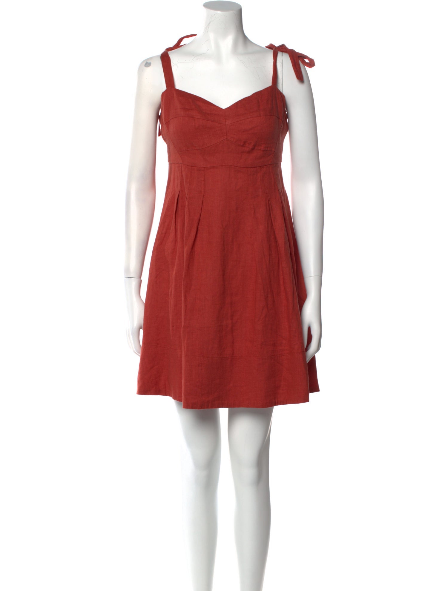 Honorine Square Neckline Knee-Length Dress w/ Tags