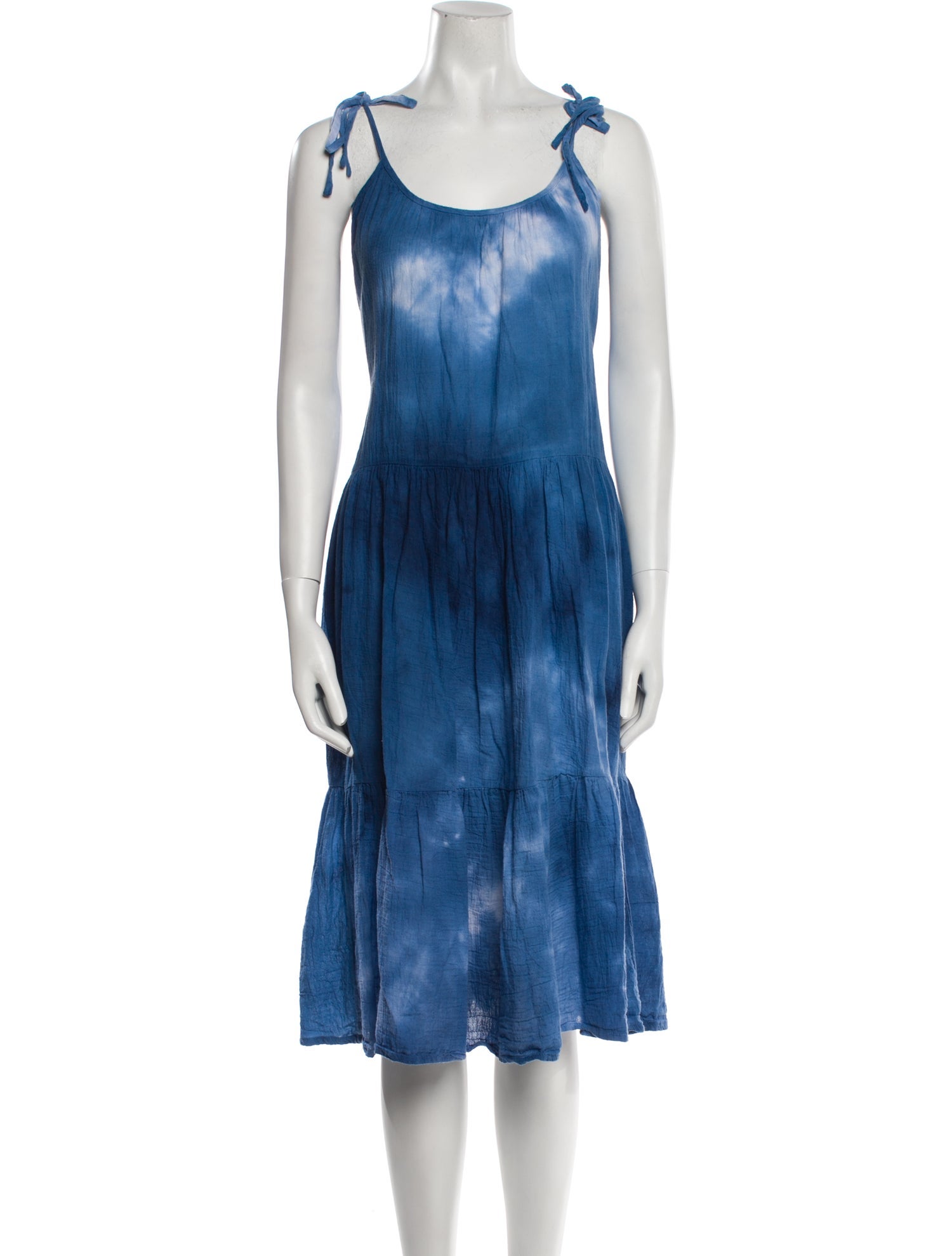 Honorine Tie-Dye Print Midi Length Dress