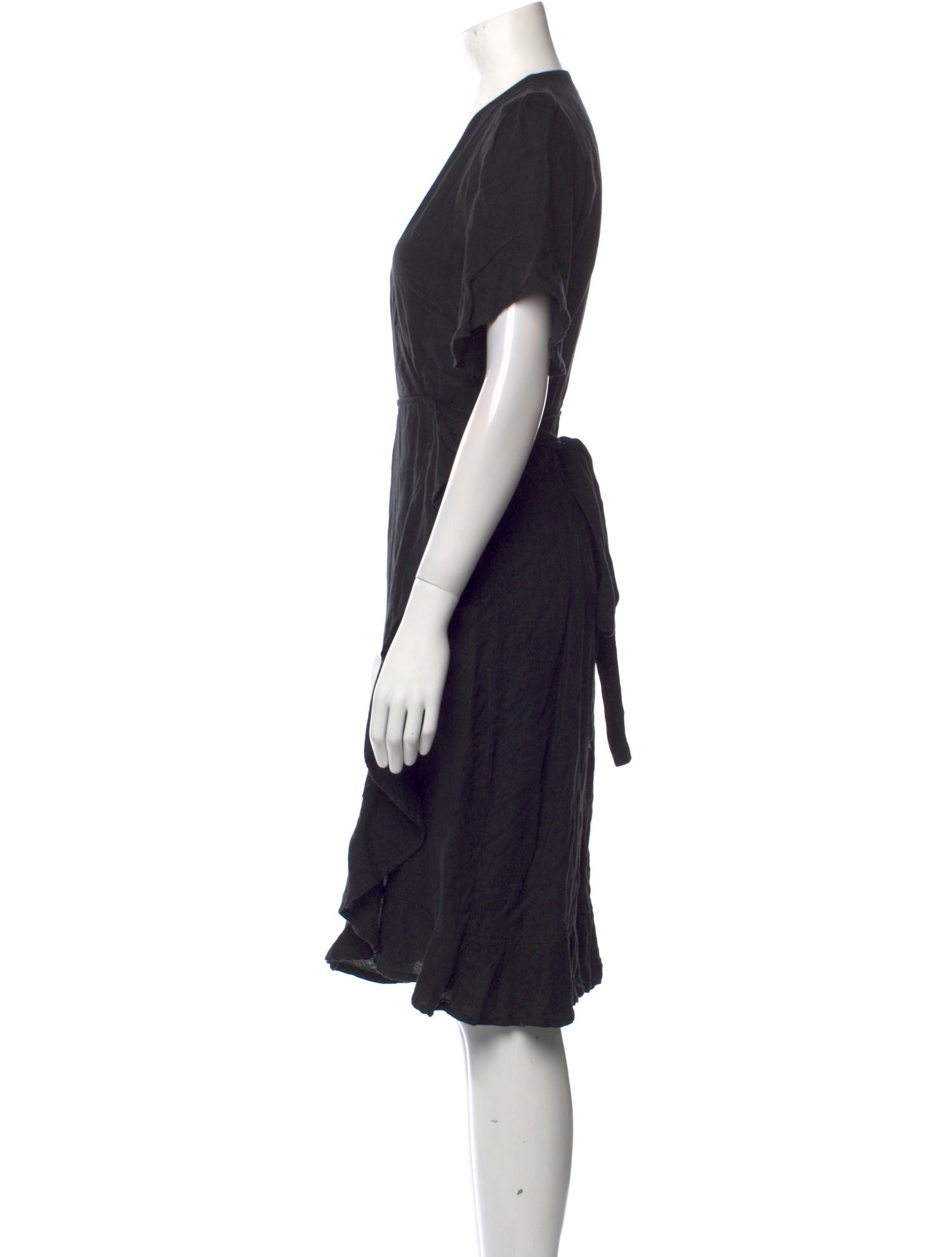 Honorine Linen Knee-Length Dress
