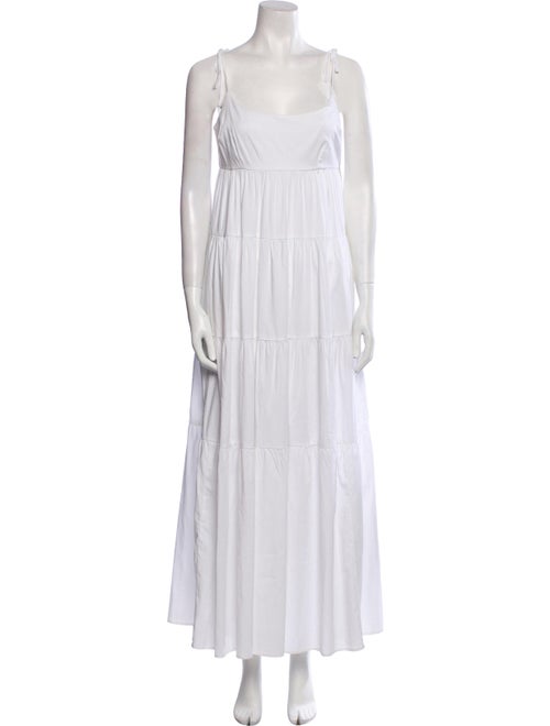 Honorine Square Neckline Long Dress