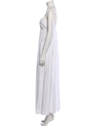 Honorine Square Neckline Long Dress