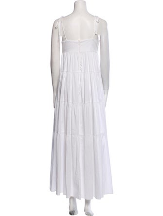 Honorine Square Neckline Long Dress