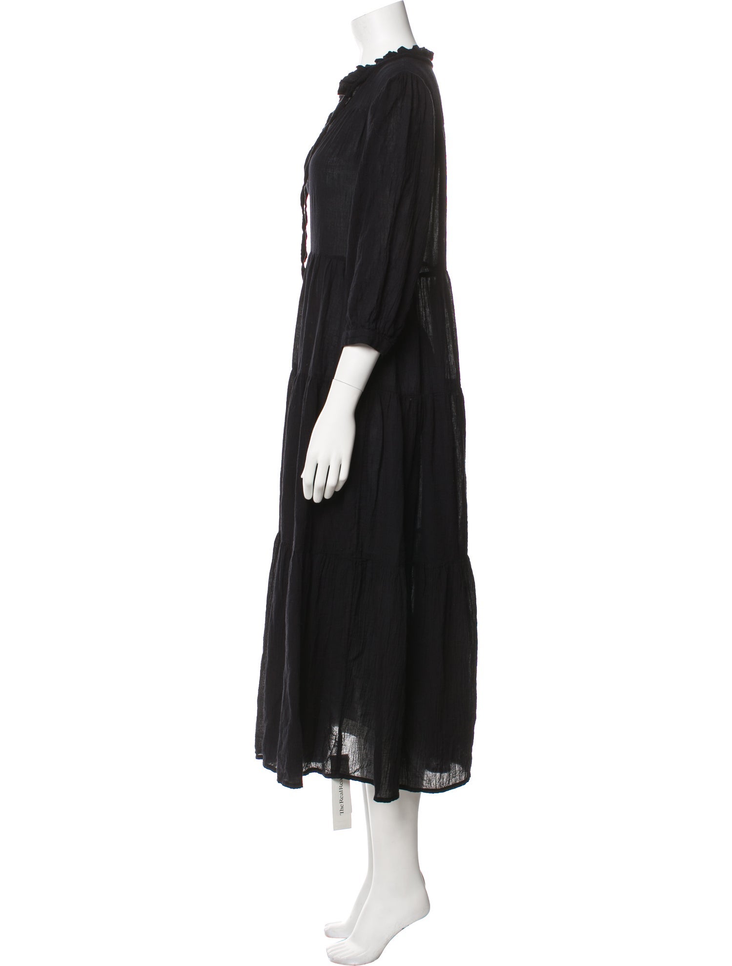 Honorine V-Neck Midi Length Dress