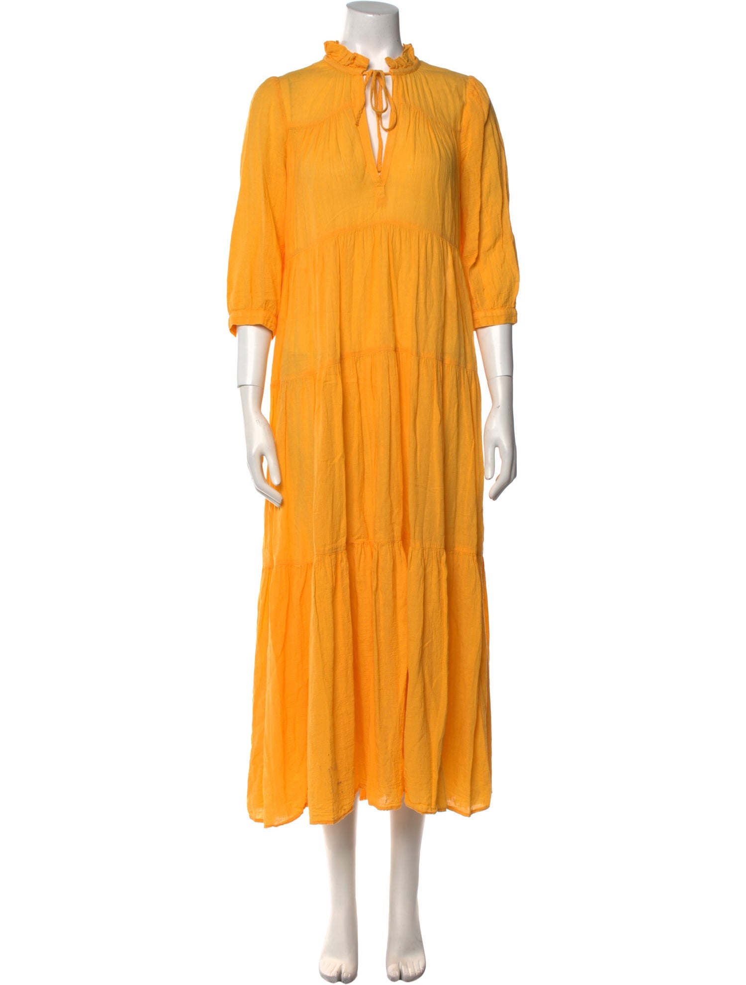 Honorine V-Neck Long Dress