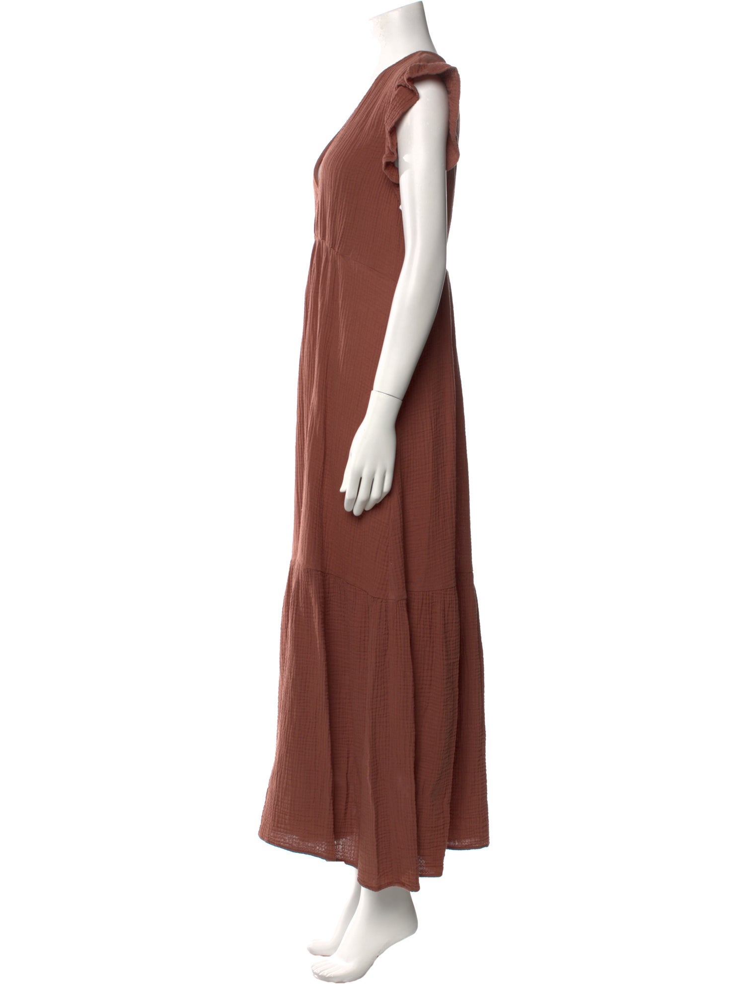Honorine V-Neck Long Dress w/ Tags