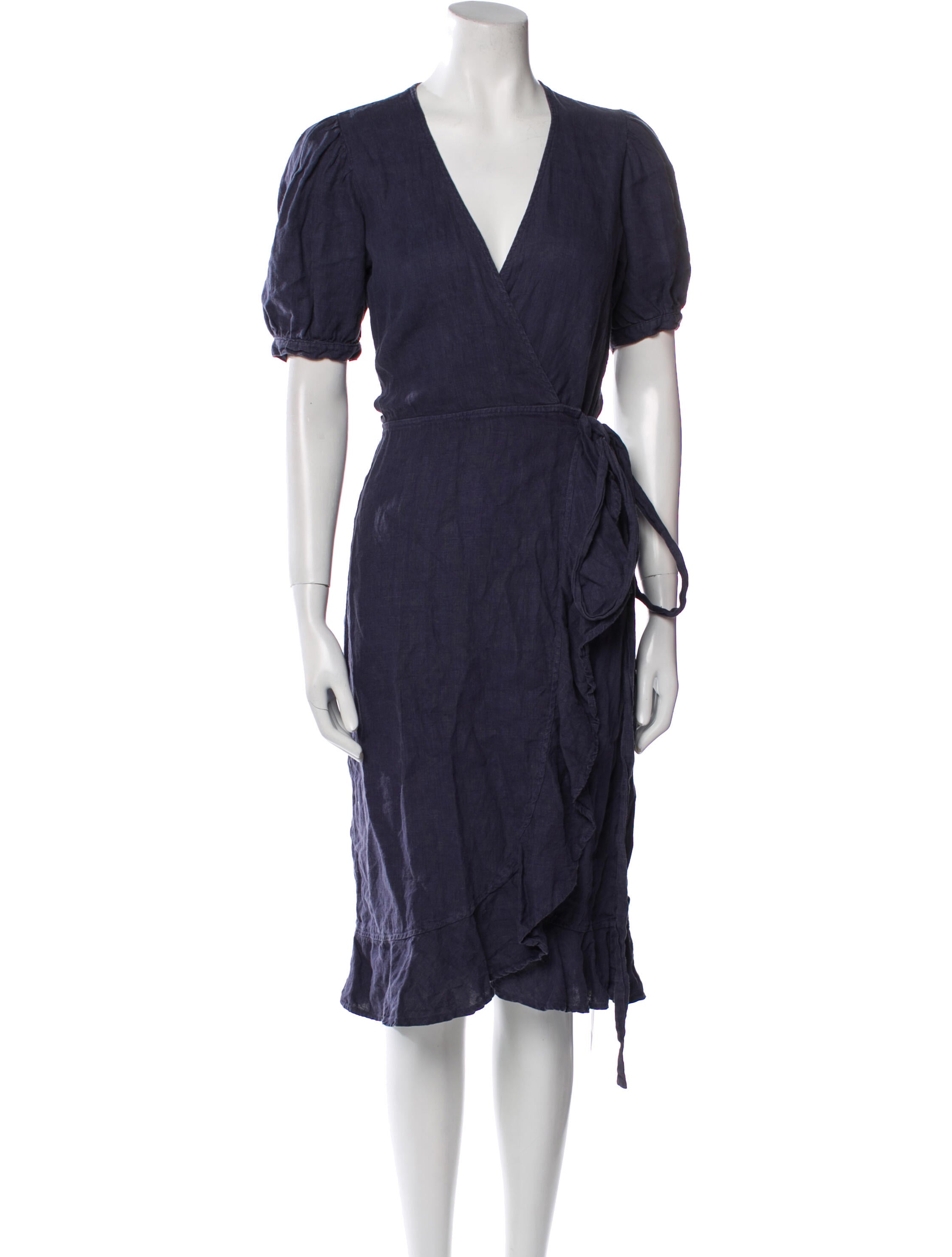 Honorine Linen Midi Length Dress