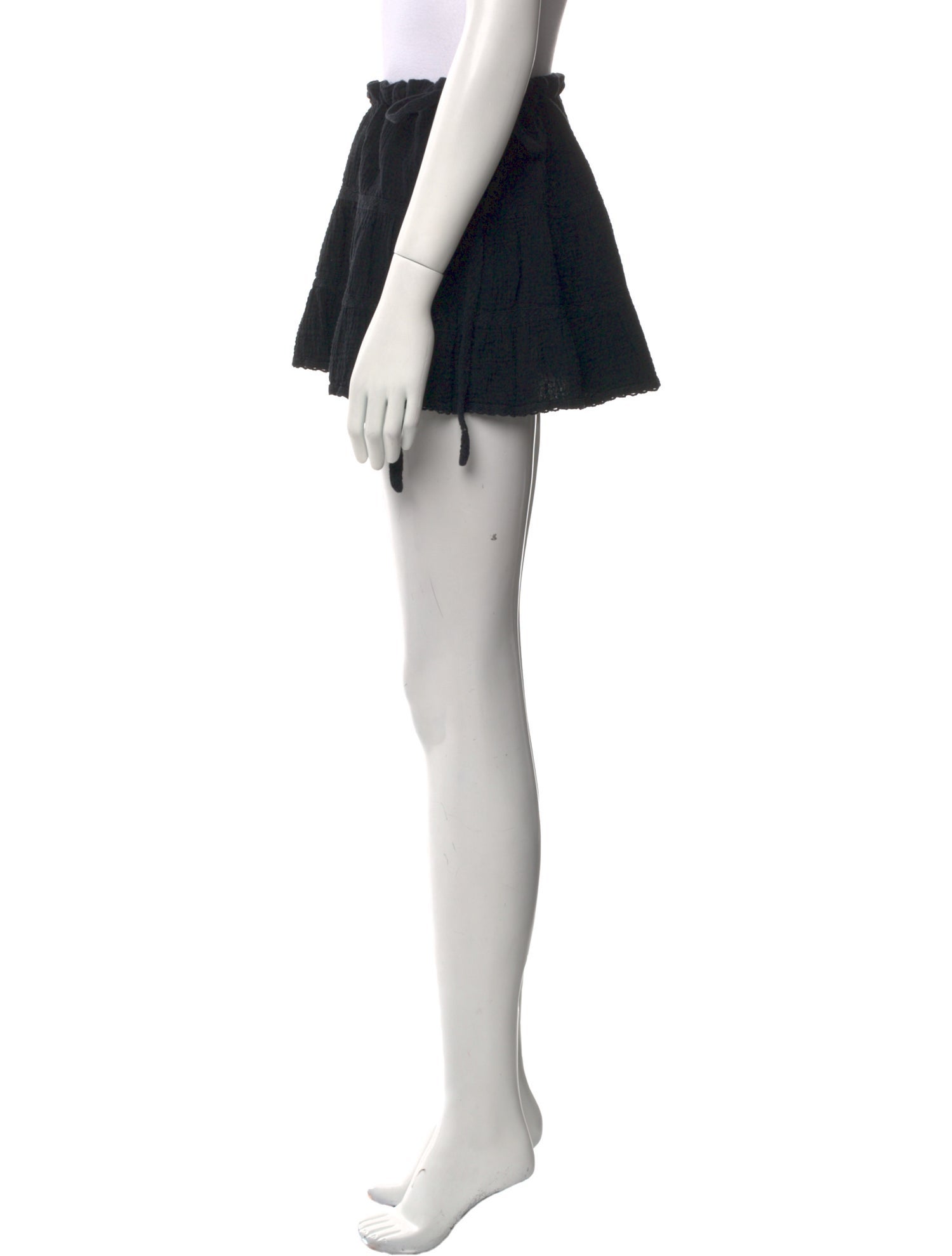 Honorine Ruffle Embellishment Mini Skirt