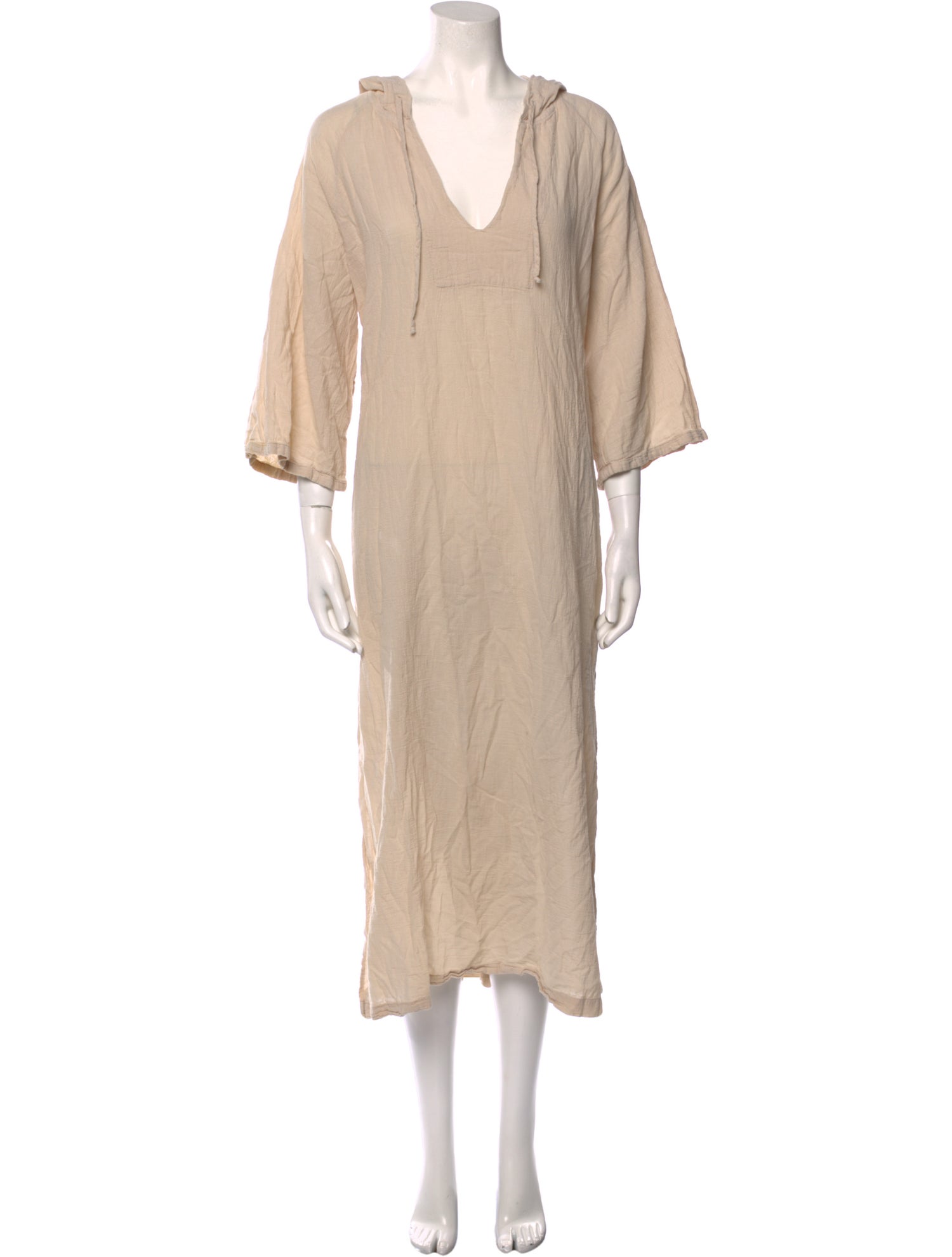 Honorine V-Neck Midi Length Dress