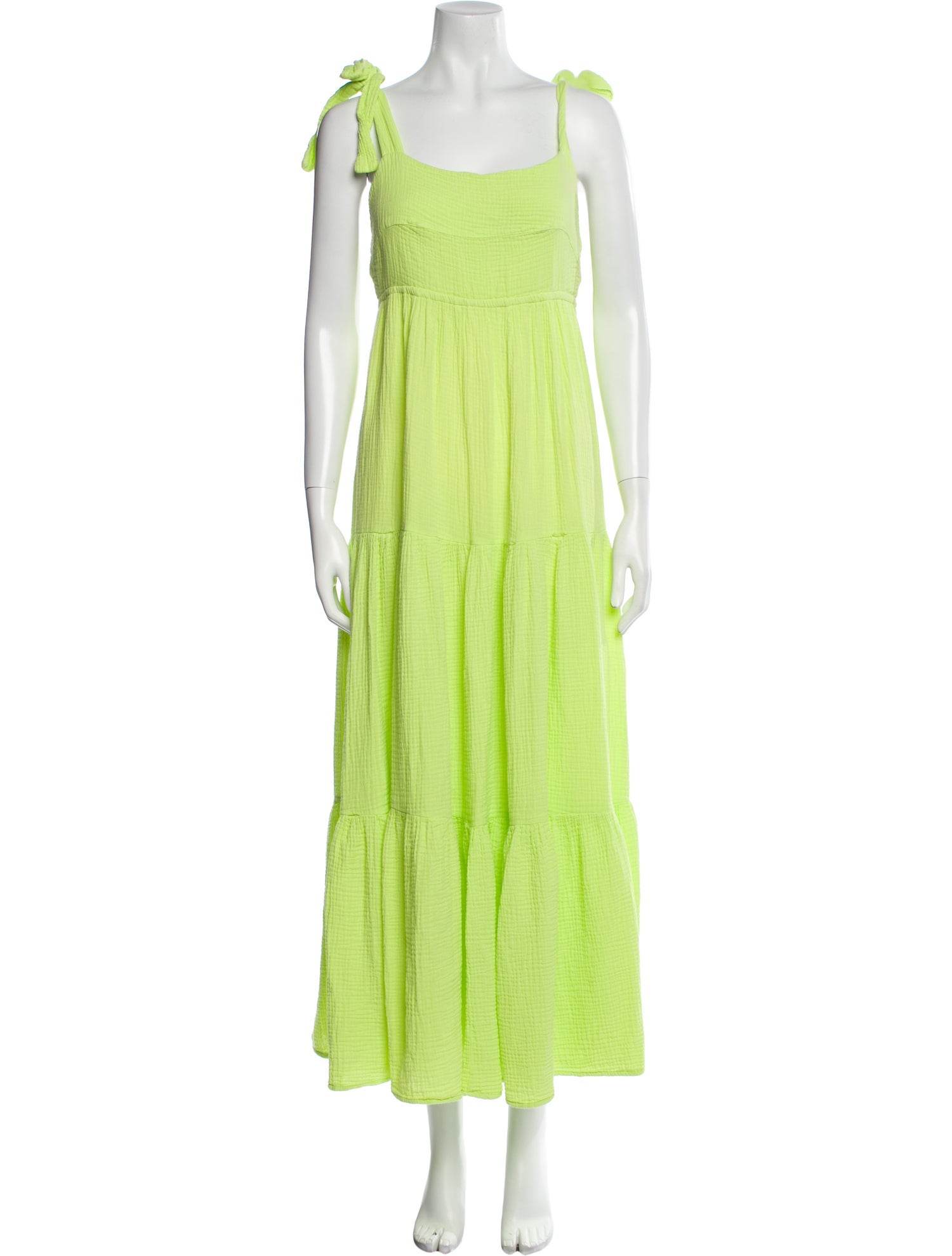 Honorine Square Neckline Long Dress