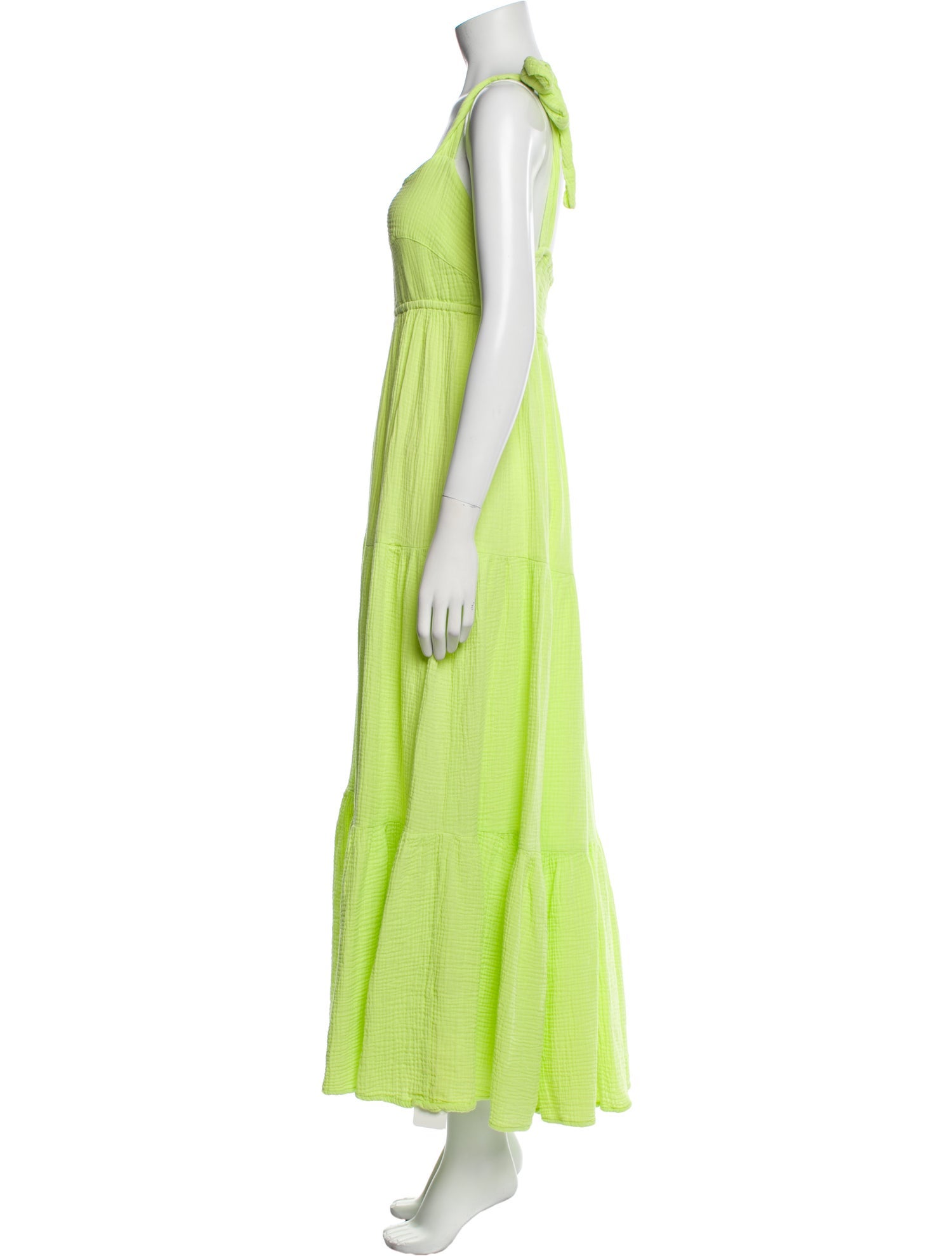 Honorine Square Neckline Long Dress