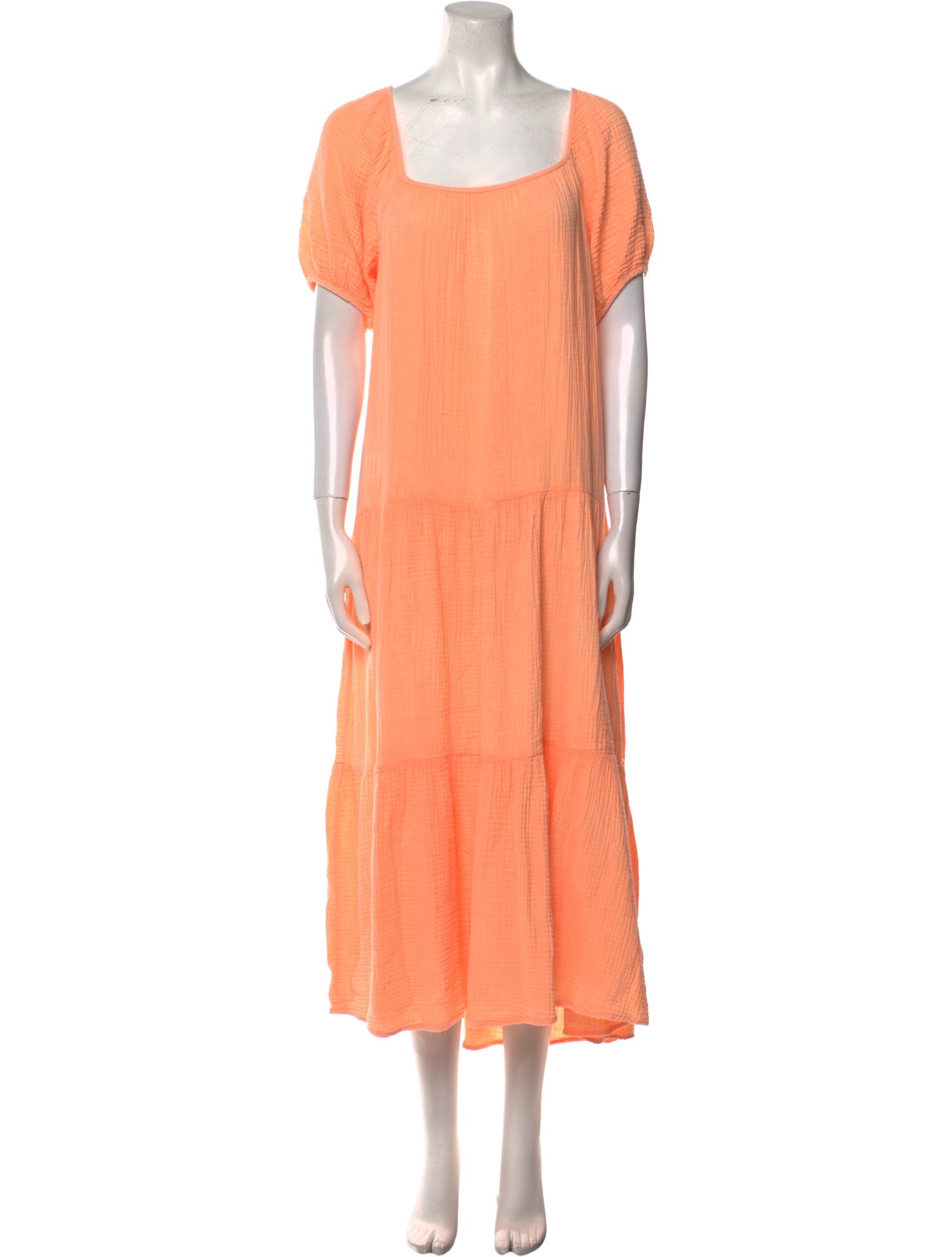 Honorine Square Neckline Long Dress