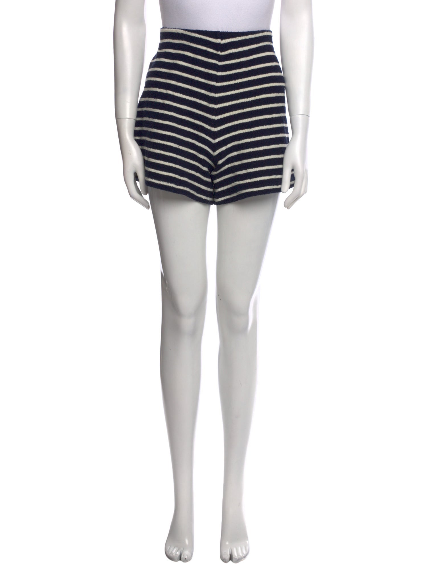 Honorine Striped Mini Shorts