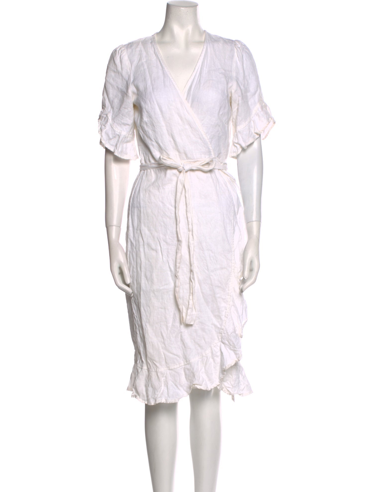 Honorine Linen Midi Length Dress