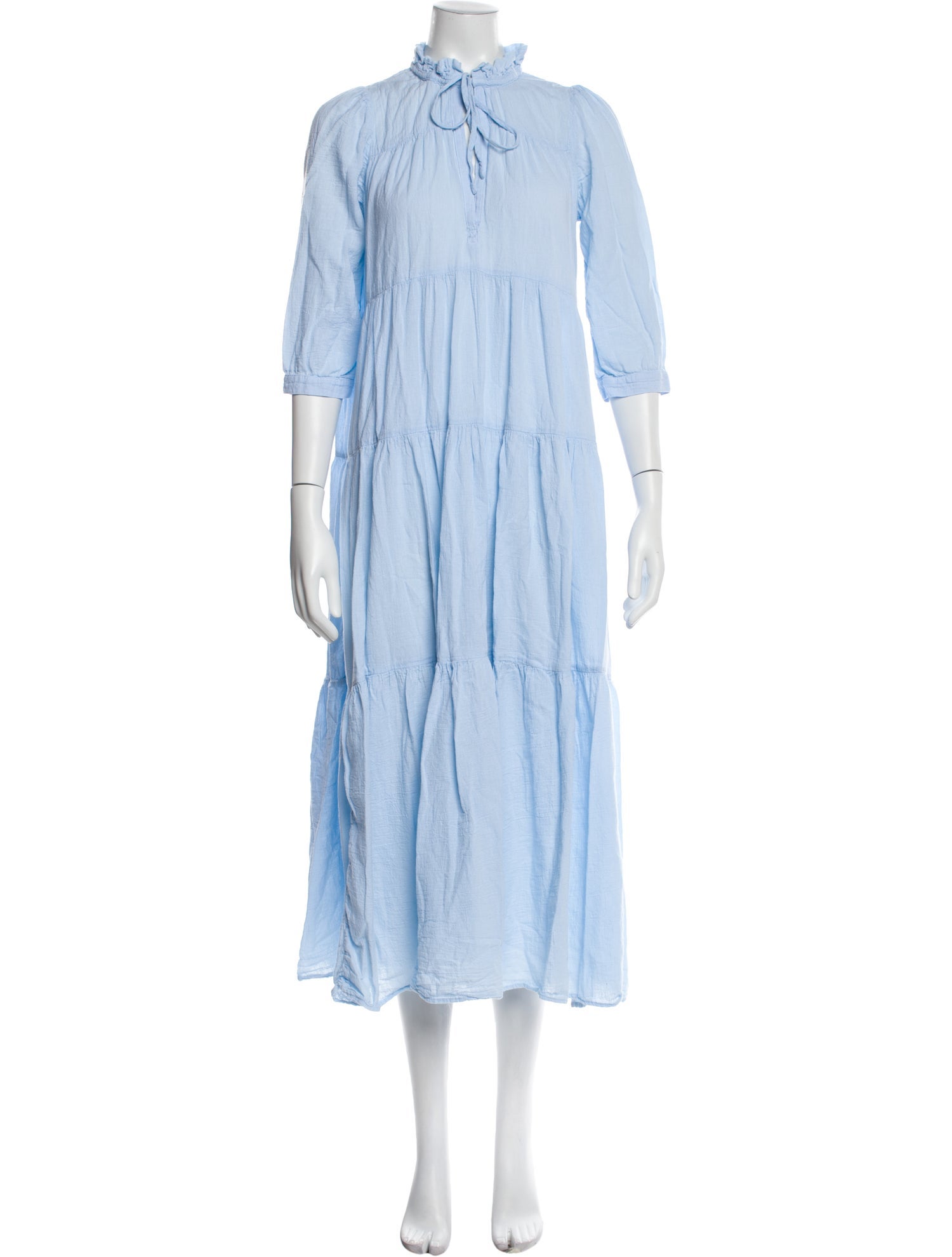 Honorine Mock Neck Long Dress