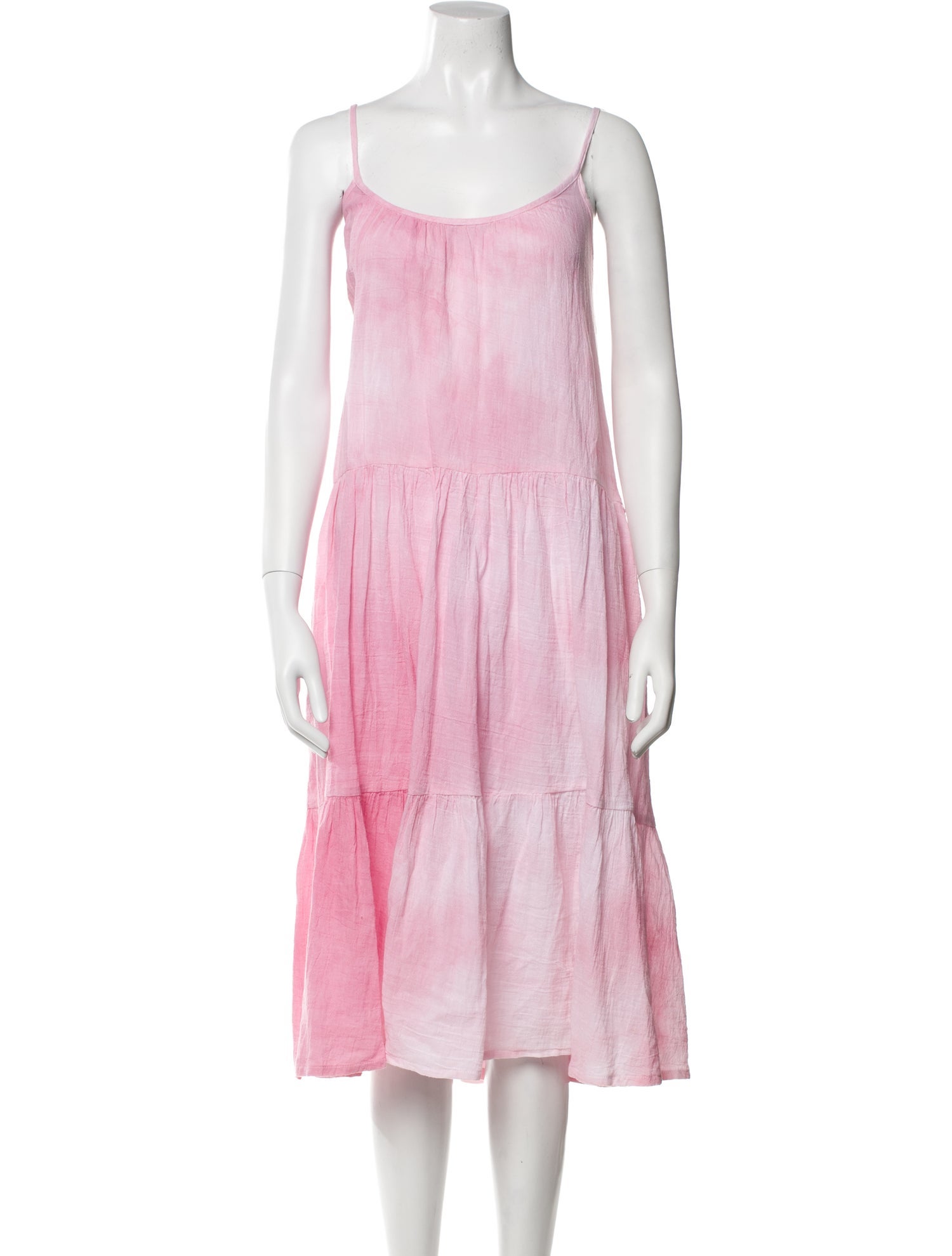 Honorine Tie-Dye Print Midi Length Dress w/ Tags