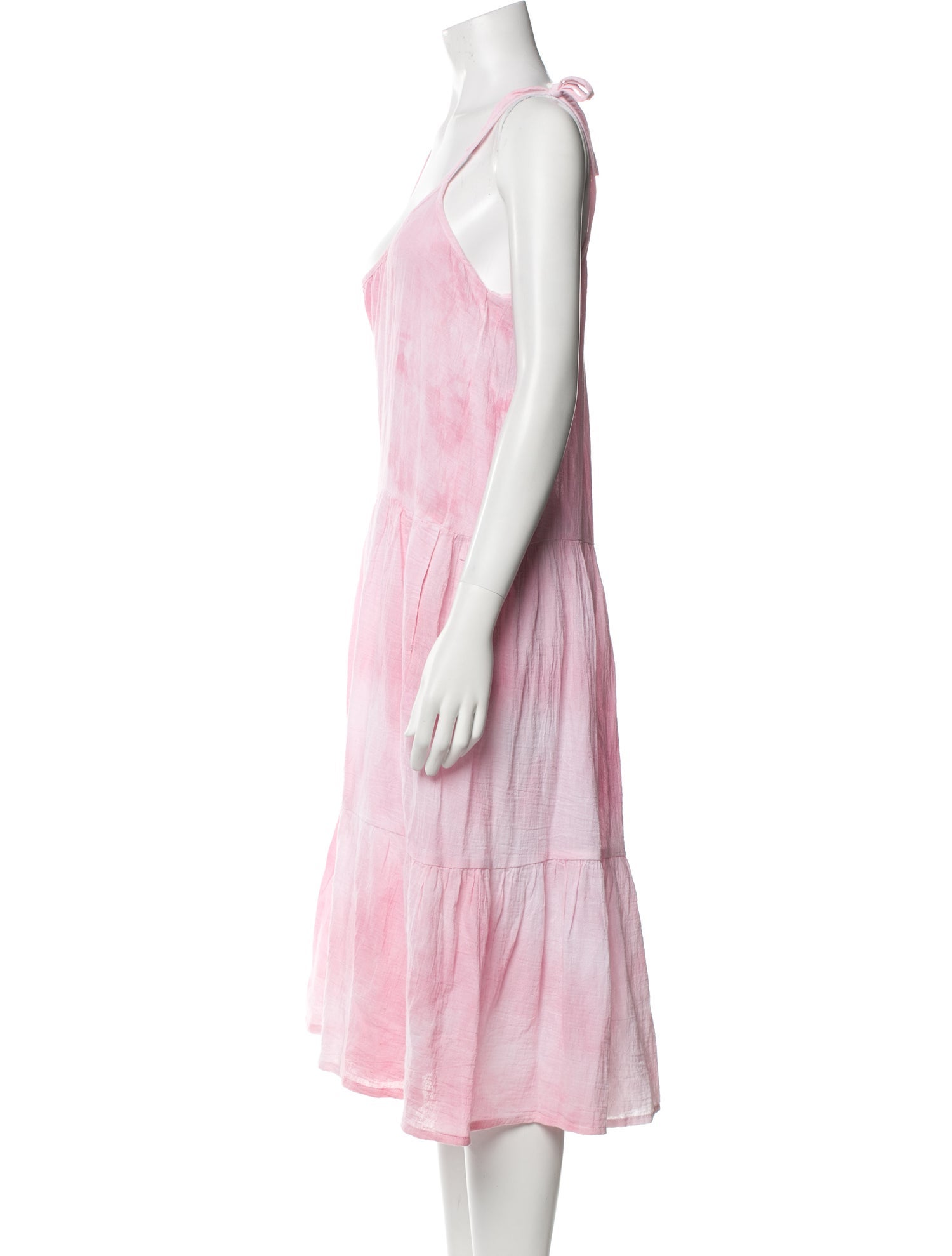 Honorine Tie-Dye Print Midi Length Dress w/ Tags