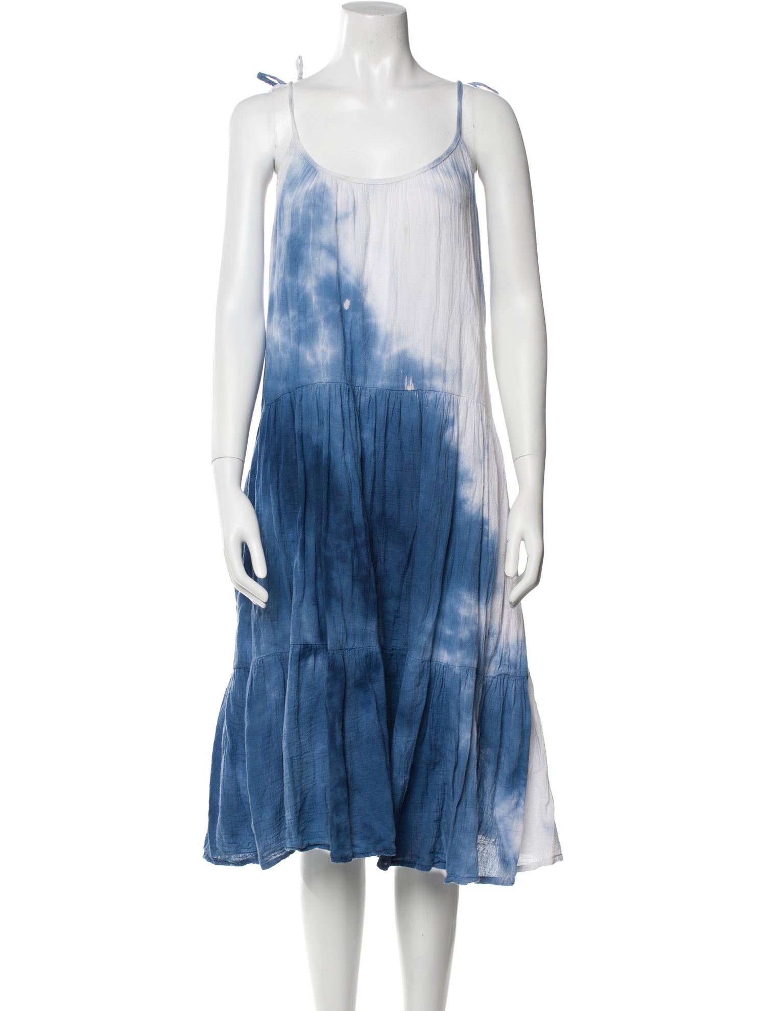 Honorine Tie-Dye Print Midi Length Dress