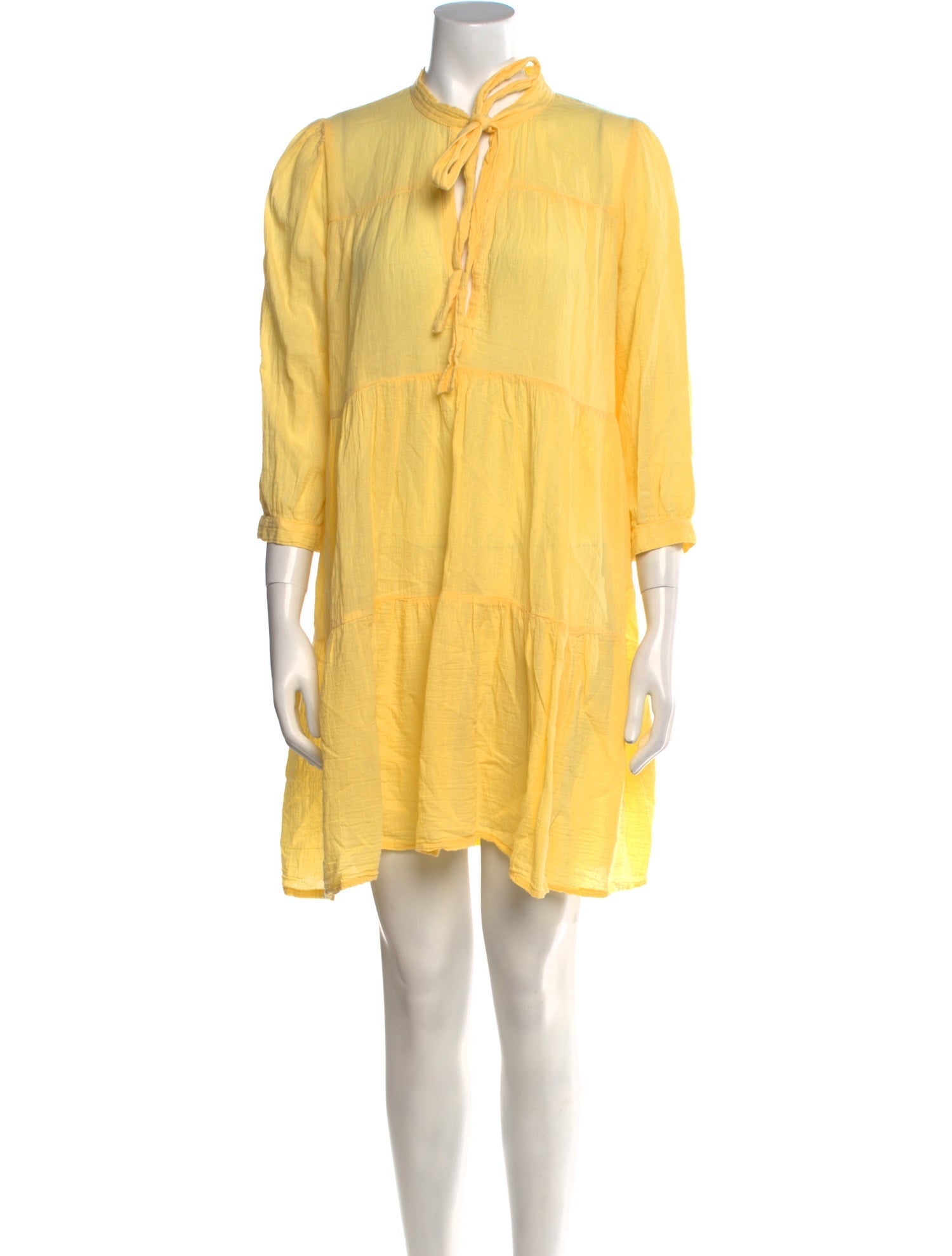 Honorine Mock Neck Mini Dress