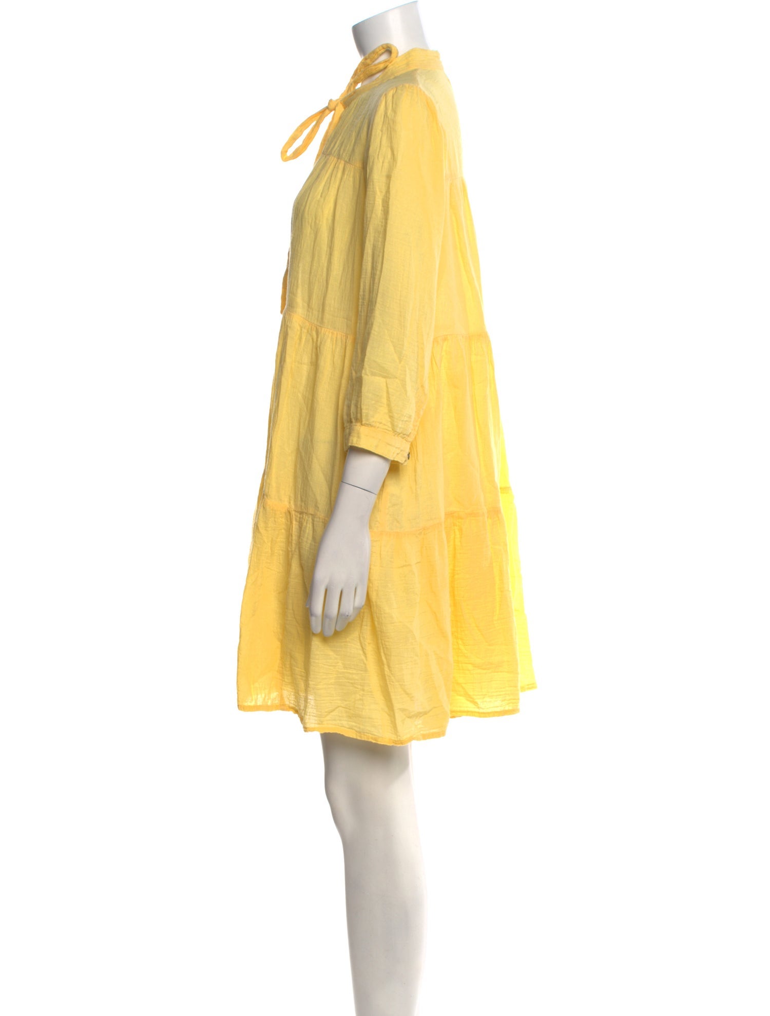 Honorine Mock Neck Mini Dress