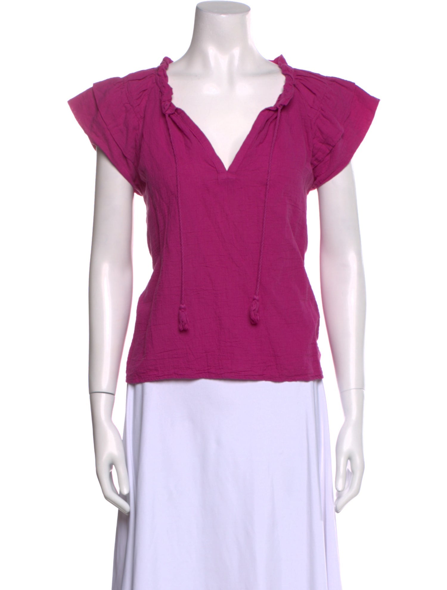 Honorine V-Neck Short Sleeve Top