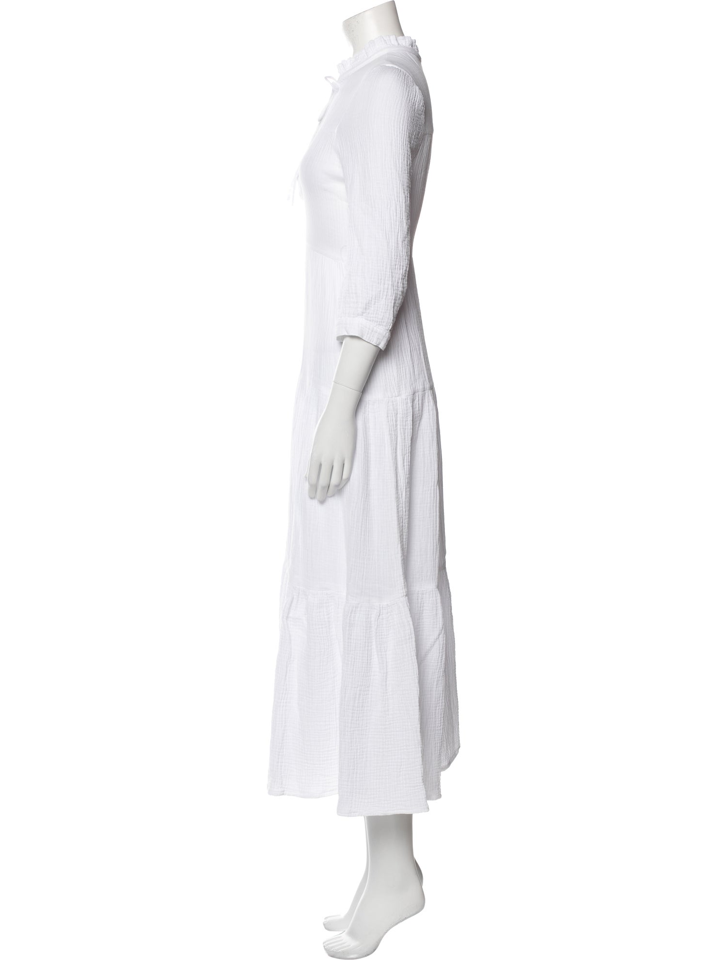 Honorine Mock Neck Long Dress