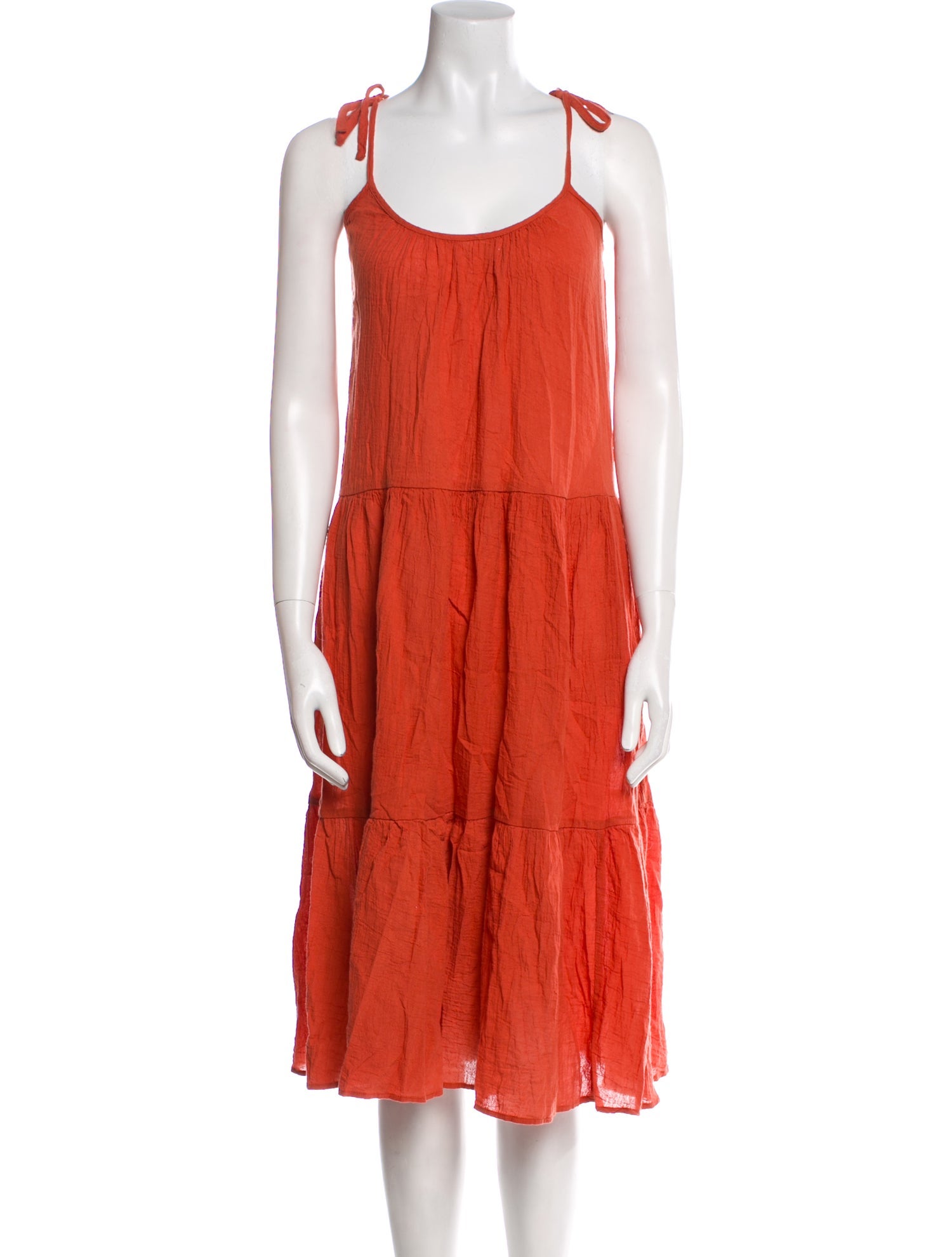 Honorine Scoop Neck Midi Length Dress