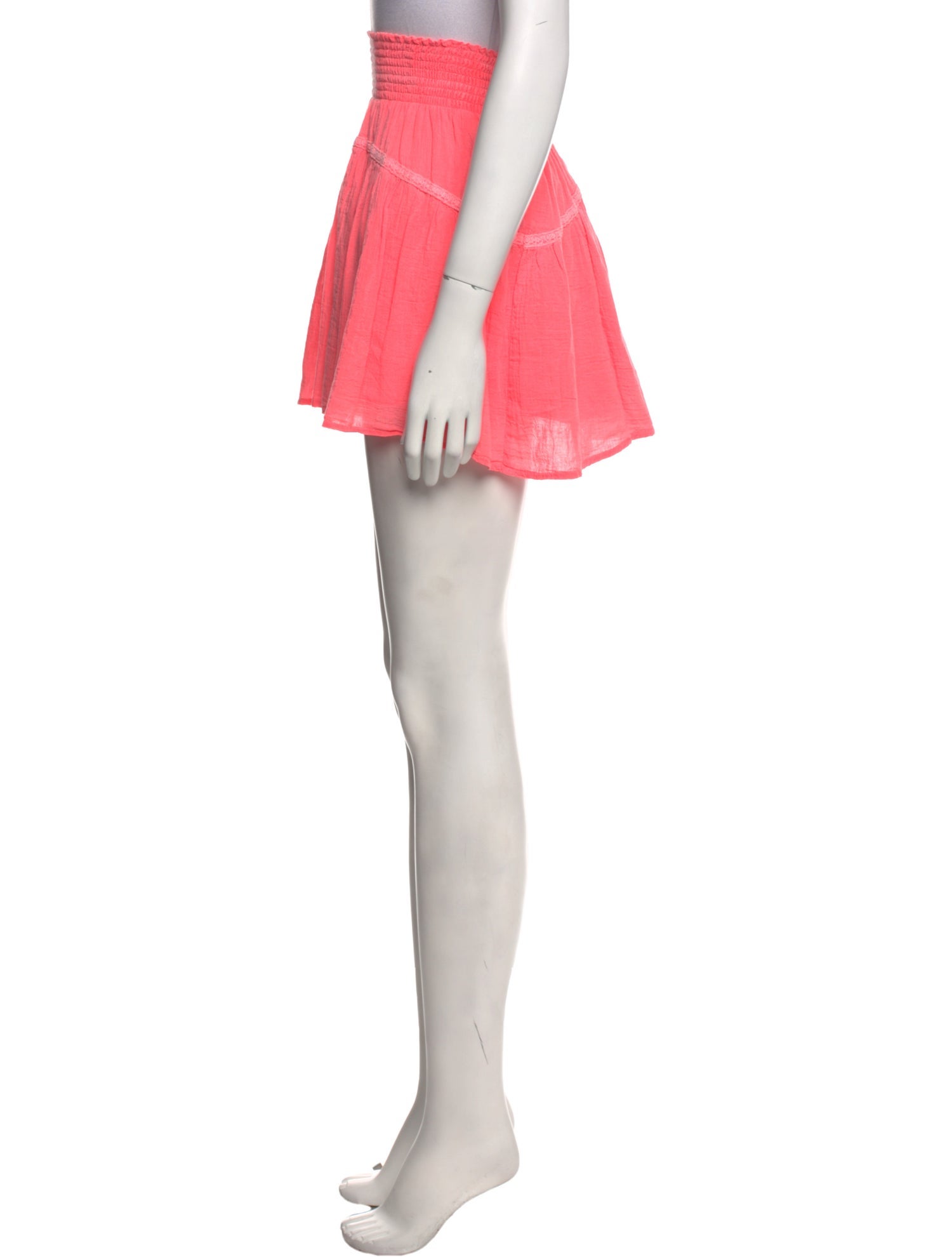 Honorine Ruffle Embellishment Mini Skirt