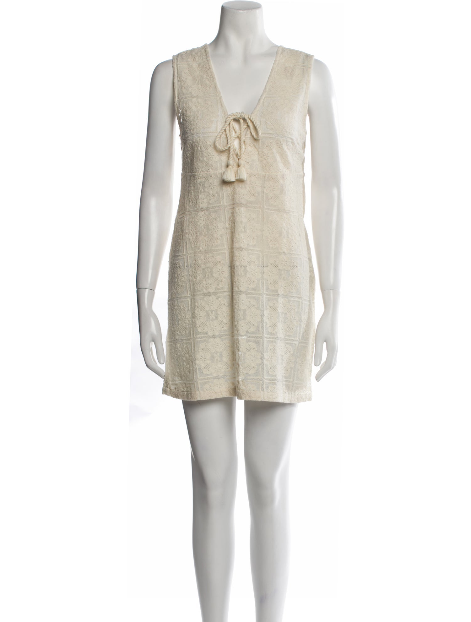 Honorine V-Neck Mini Dress