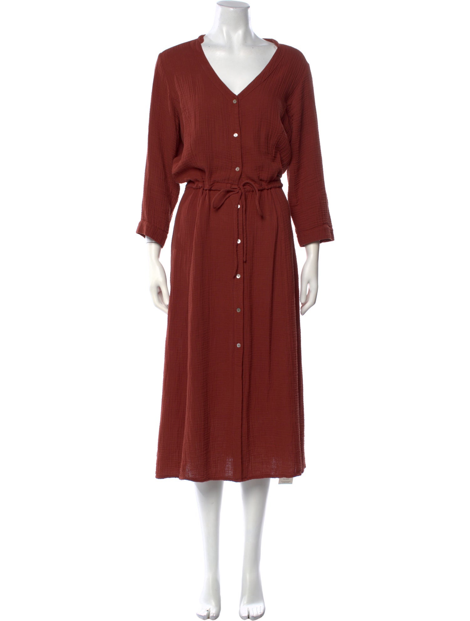 Honorine V-Neck Long Dress