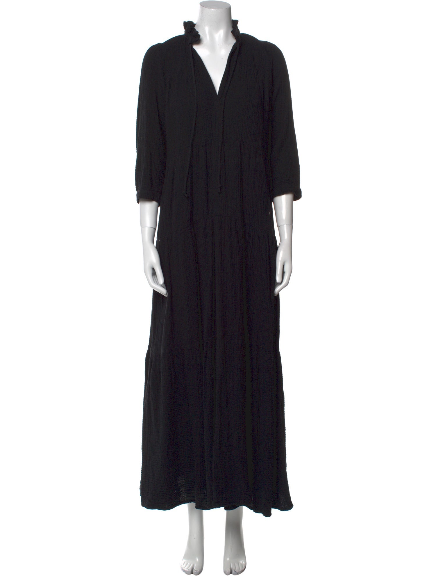 Honorine V-Neck Long Dress