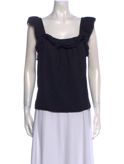 Honorine Square Neckline Sleeveless Top