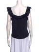 Honorine Square Neckline Sleeveless Top
