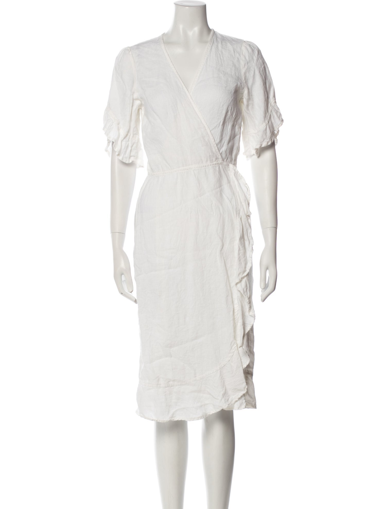 Honorine Linen Midi Length Dress