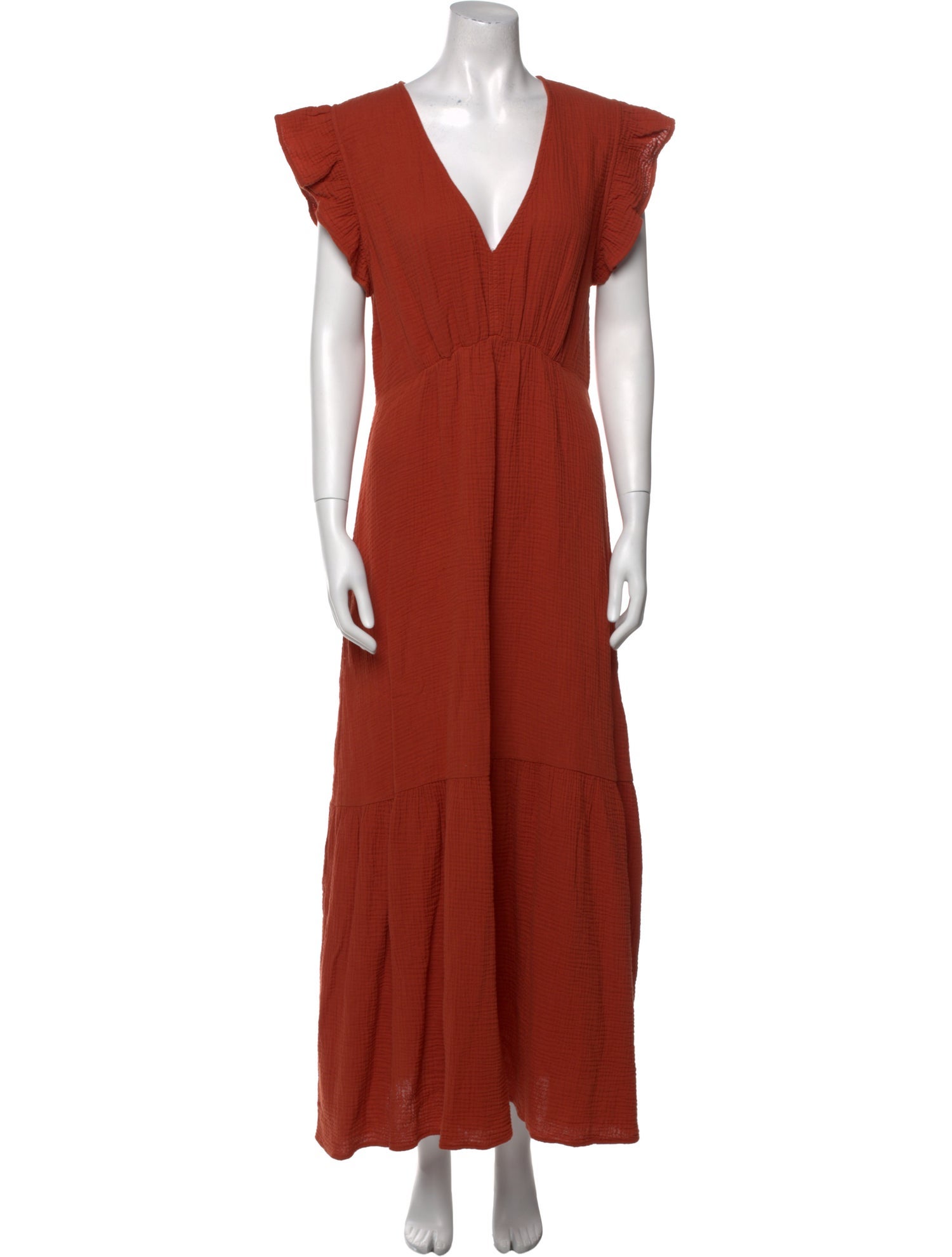 Honorine V-Neck Long Dress