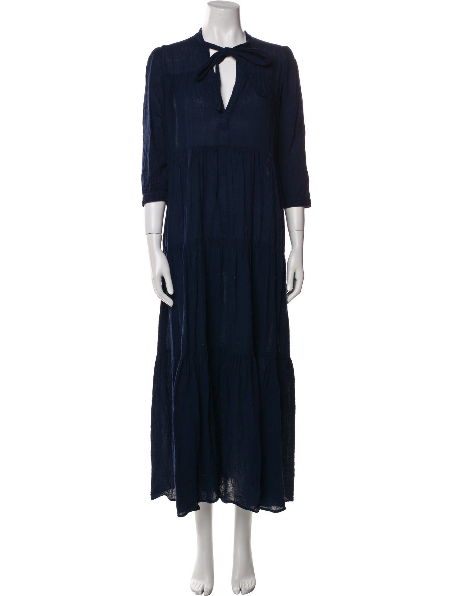 Honorine V-Neck Long Dress