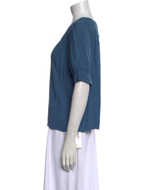 Honorine V-Neck Short Sleeve Blouse