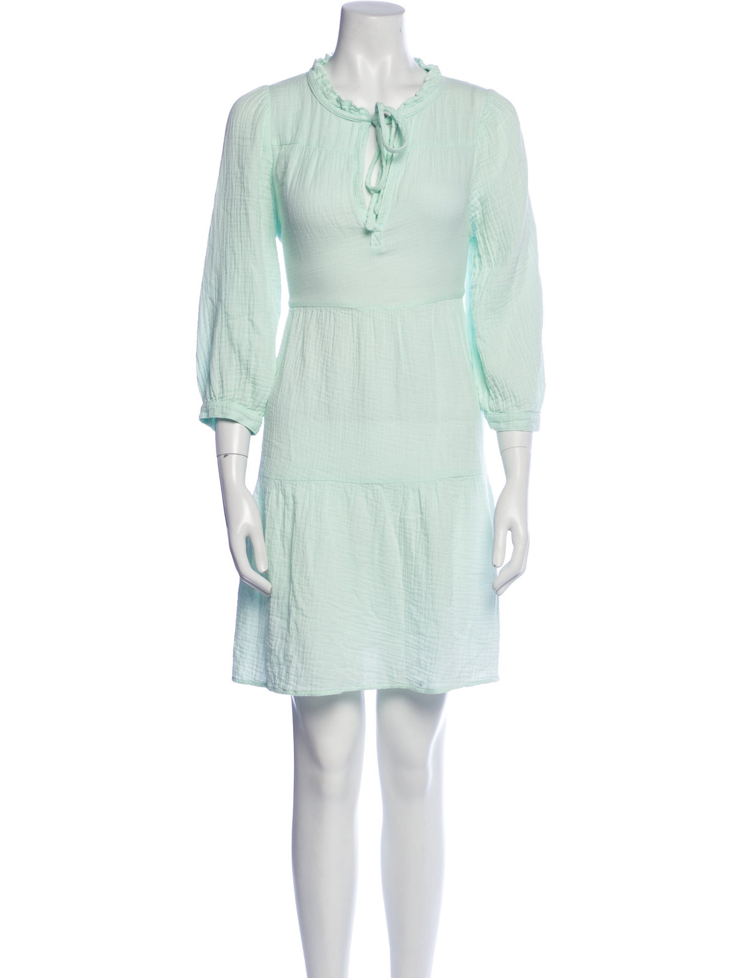 Honorine Scoop Neck Mini Dress