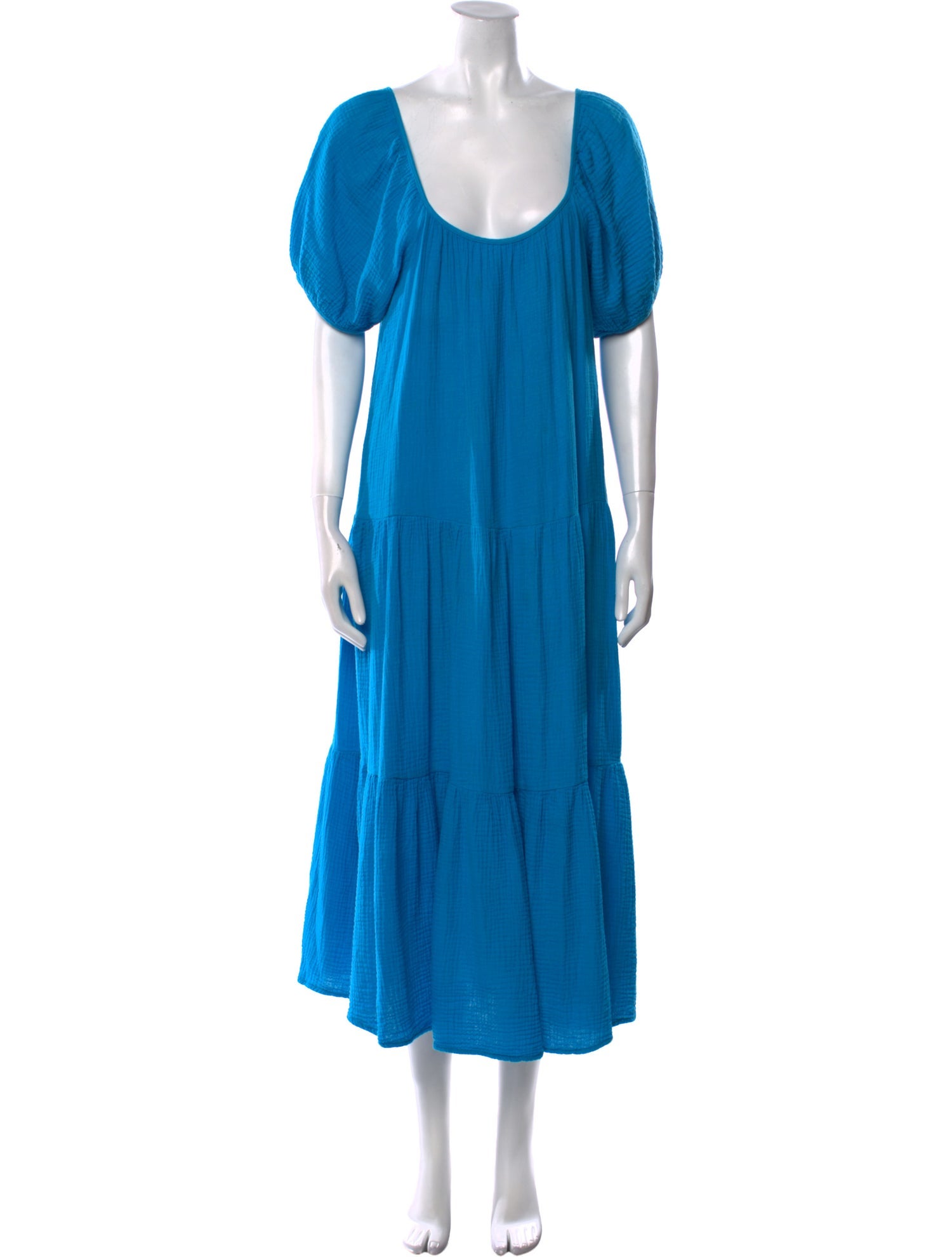 Honorine Scoop Neck Long Dress