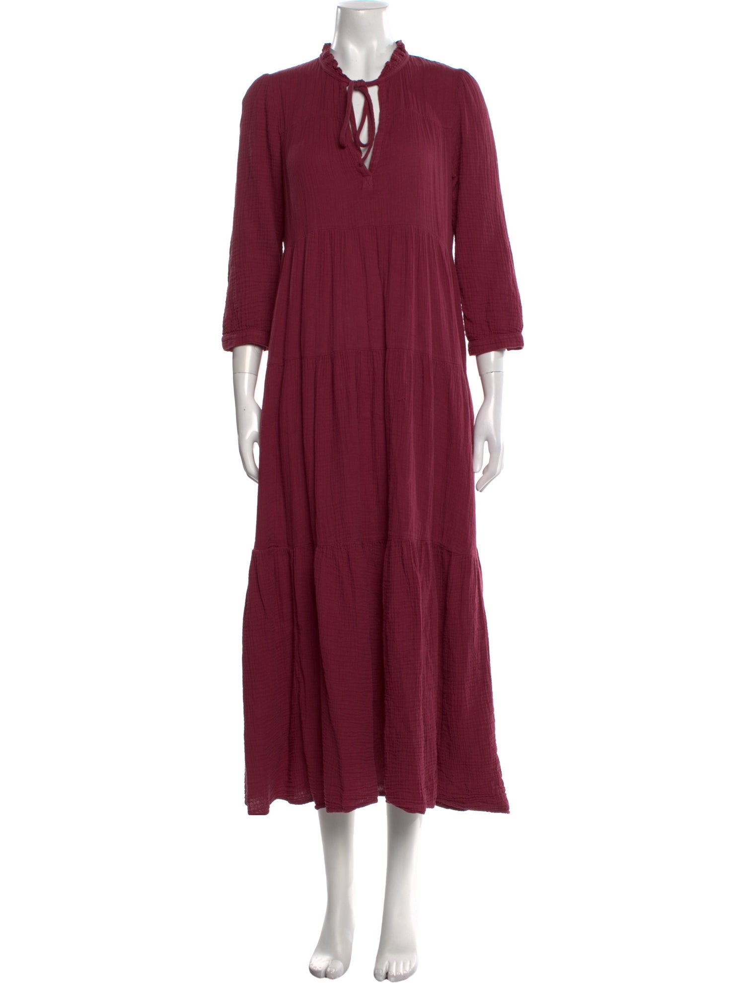 Honorine V-Neck Long Dress
