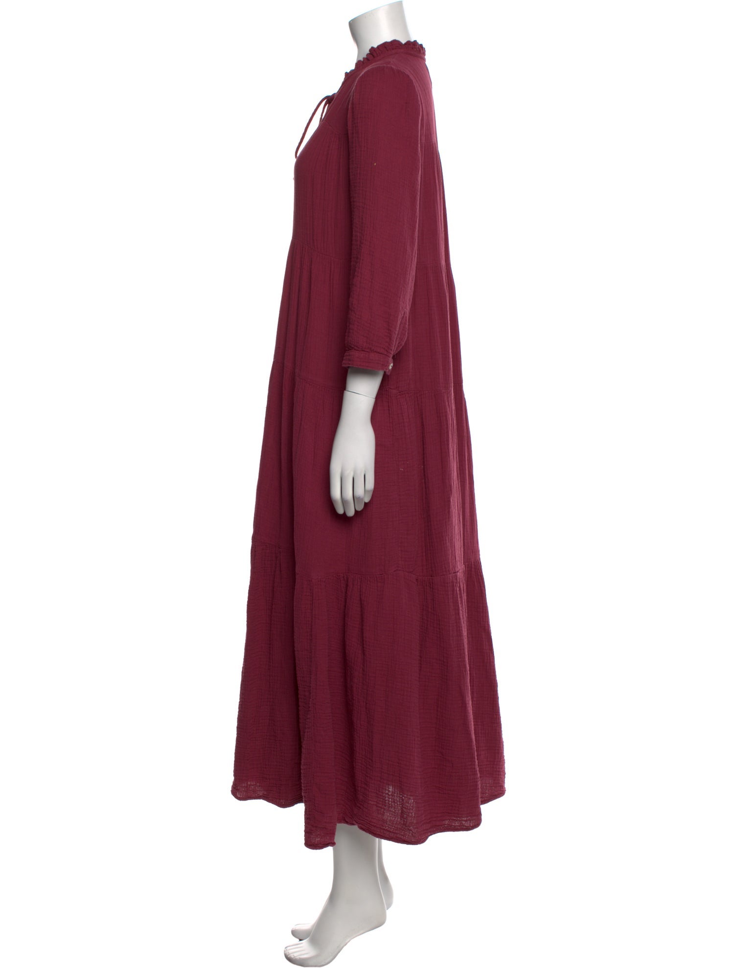 Honorine V-Neck Long Dress
