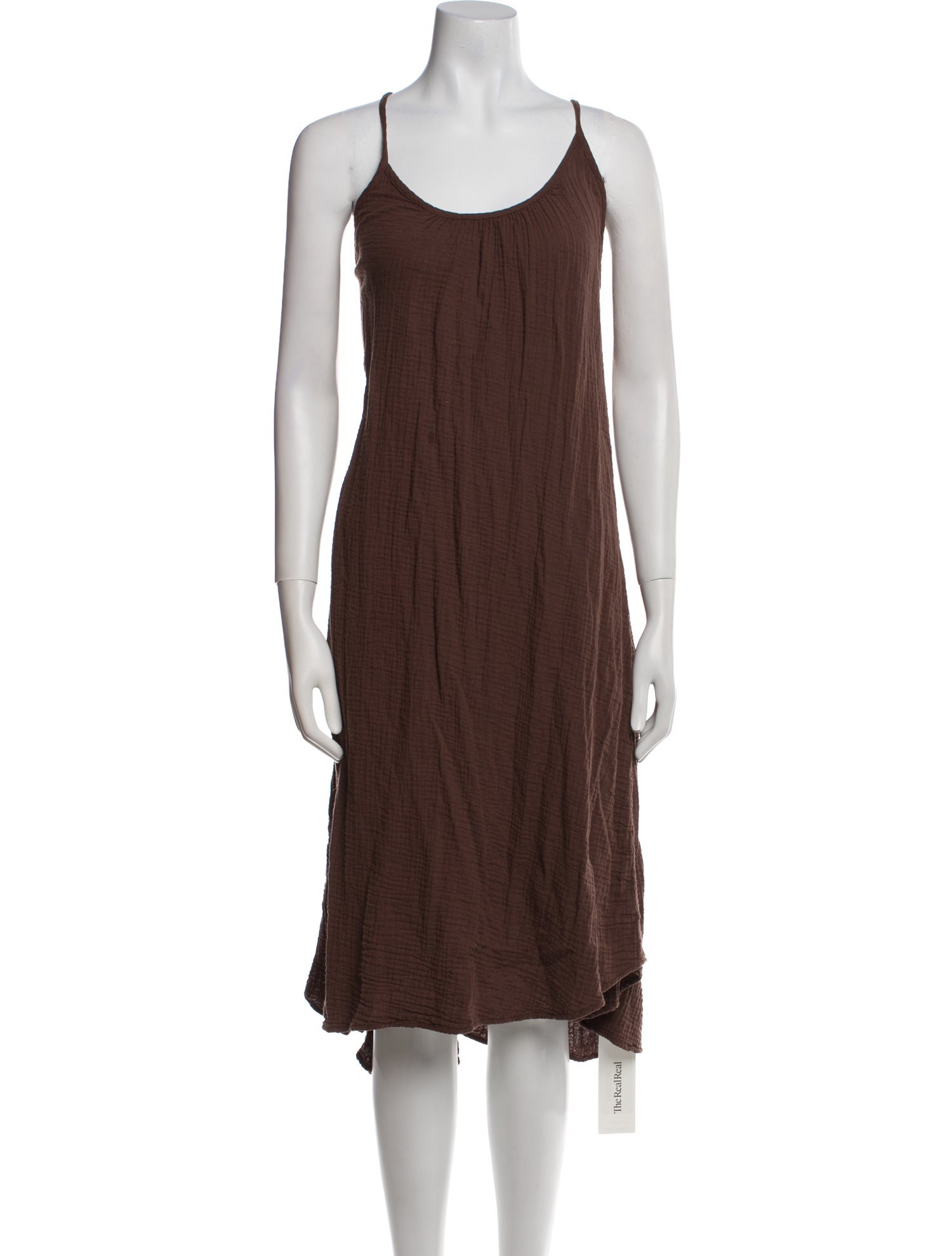 Honorine Scoop Neck Midi Length Dress