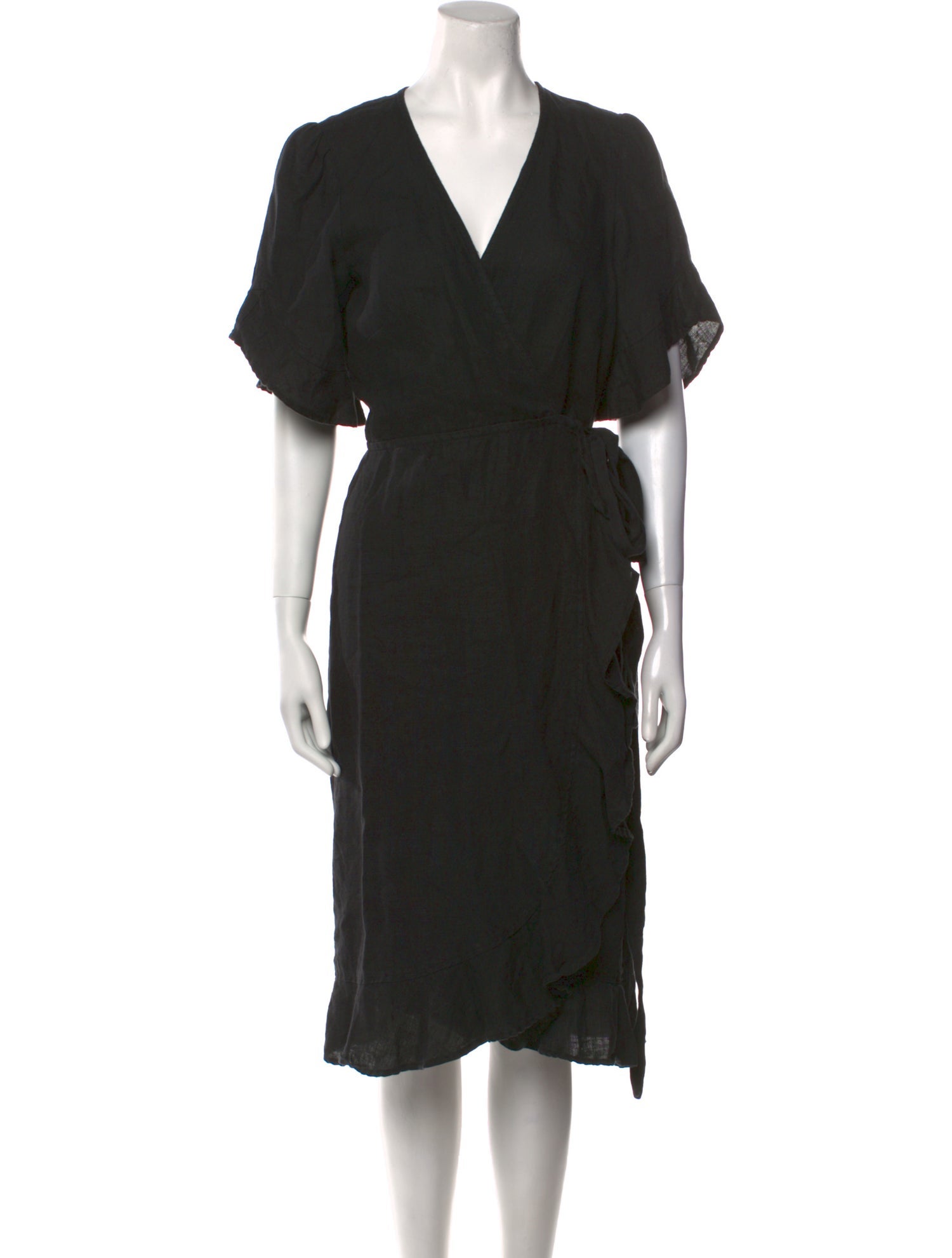 Honorine Linen Midi Length Dress