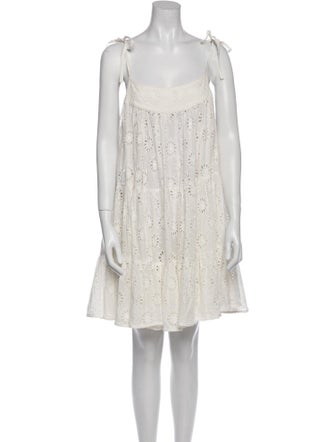 Honorine Square Neckline Mini Dress